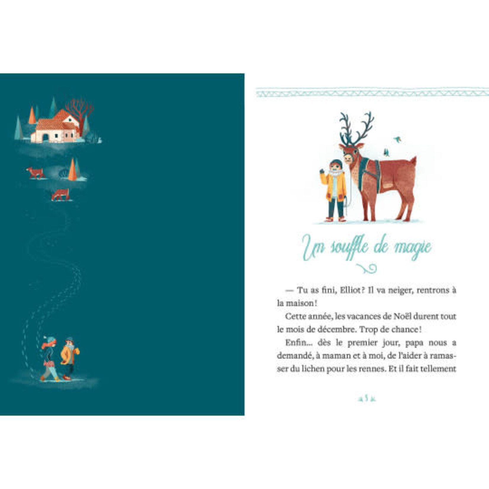 Auzou Roman de l’Avent – le renne mystérieux