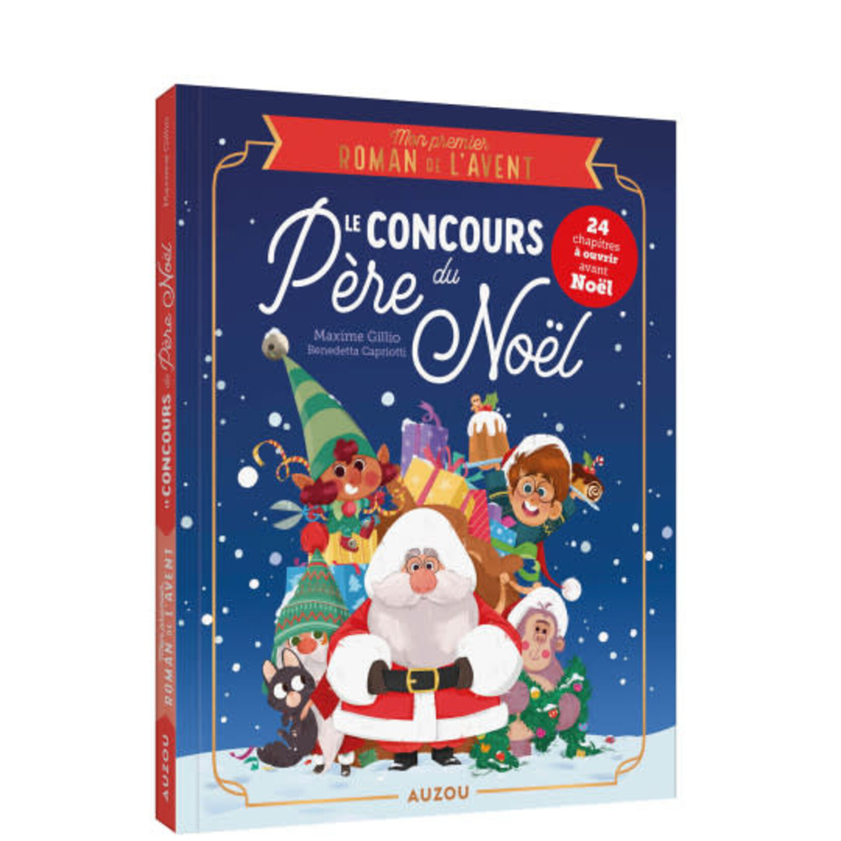 Auzou Mon premier roman de l’Avent - le concours du Père Noël