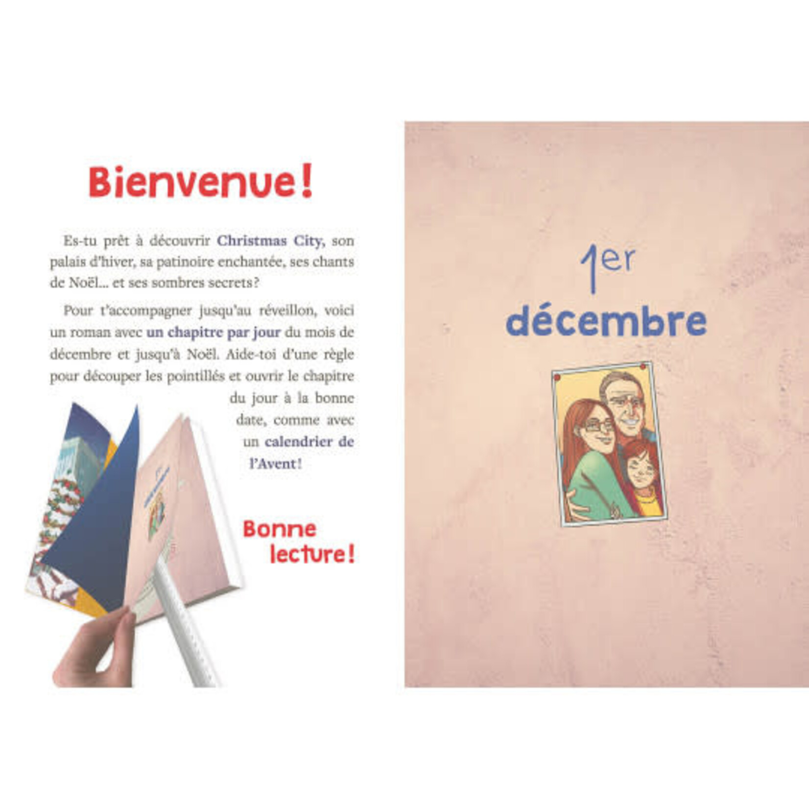 Auzou Roman de l’Avent – enquête à christmas city