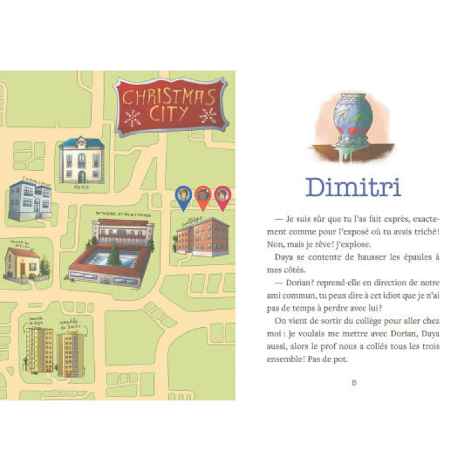 Auzou Roman de l’Avent – enquête à christmas city