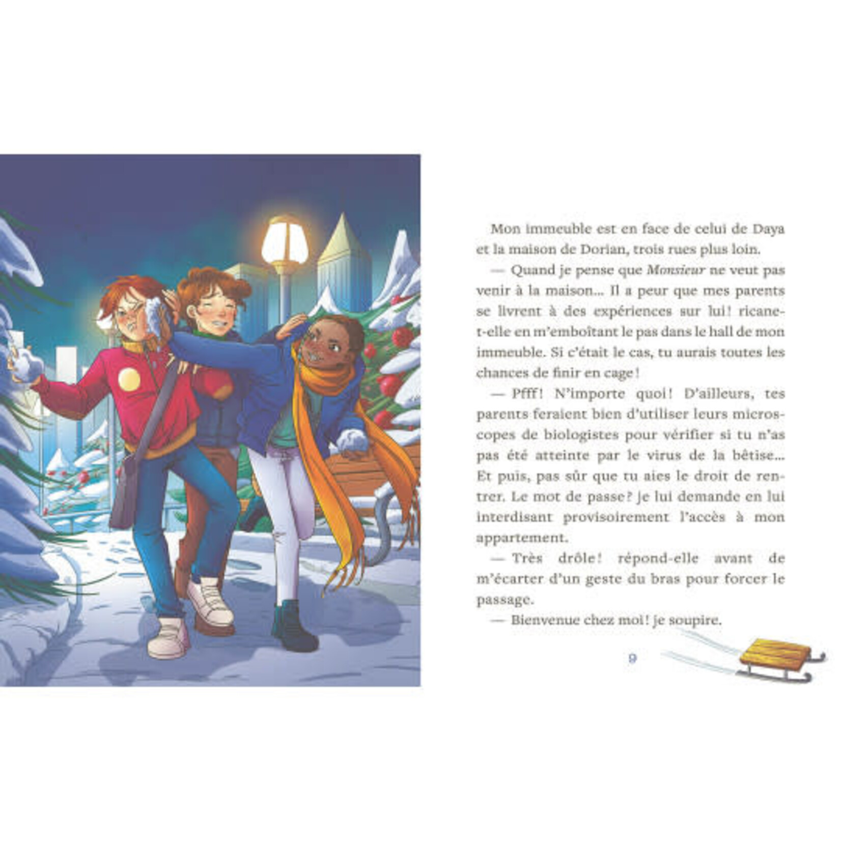 Auzou Roman de l’Avent – enquête à christmas city