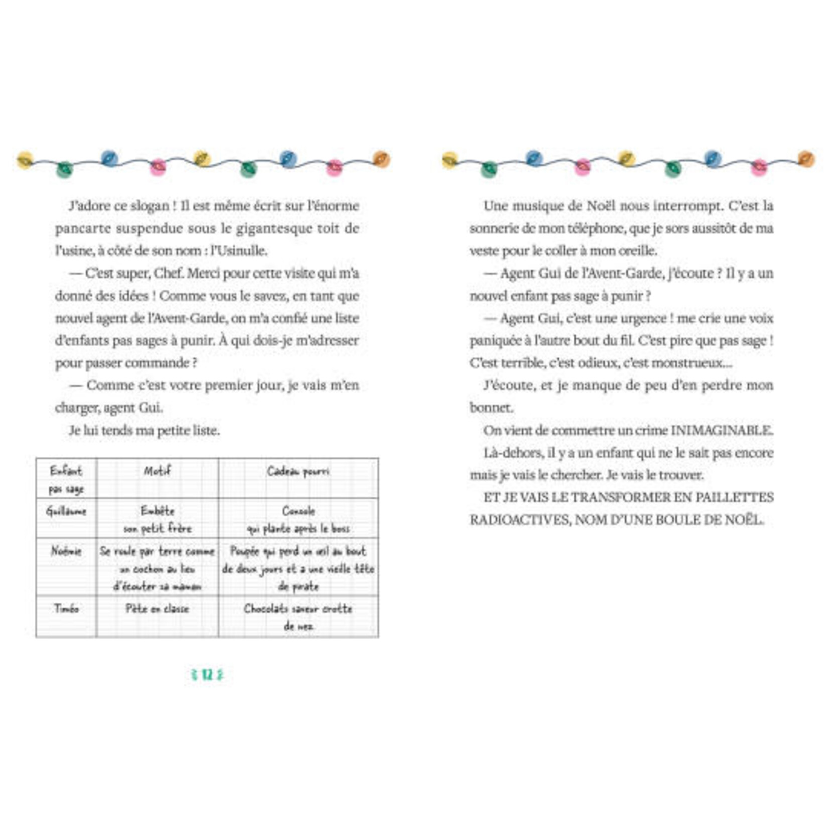 Auzou Roman de l’Avent - mission cadeaux nuls