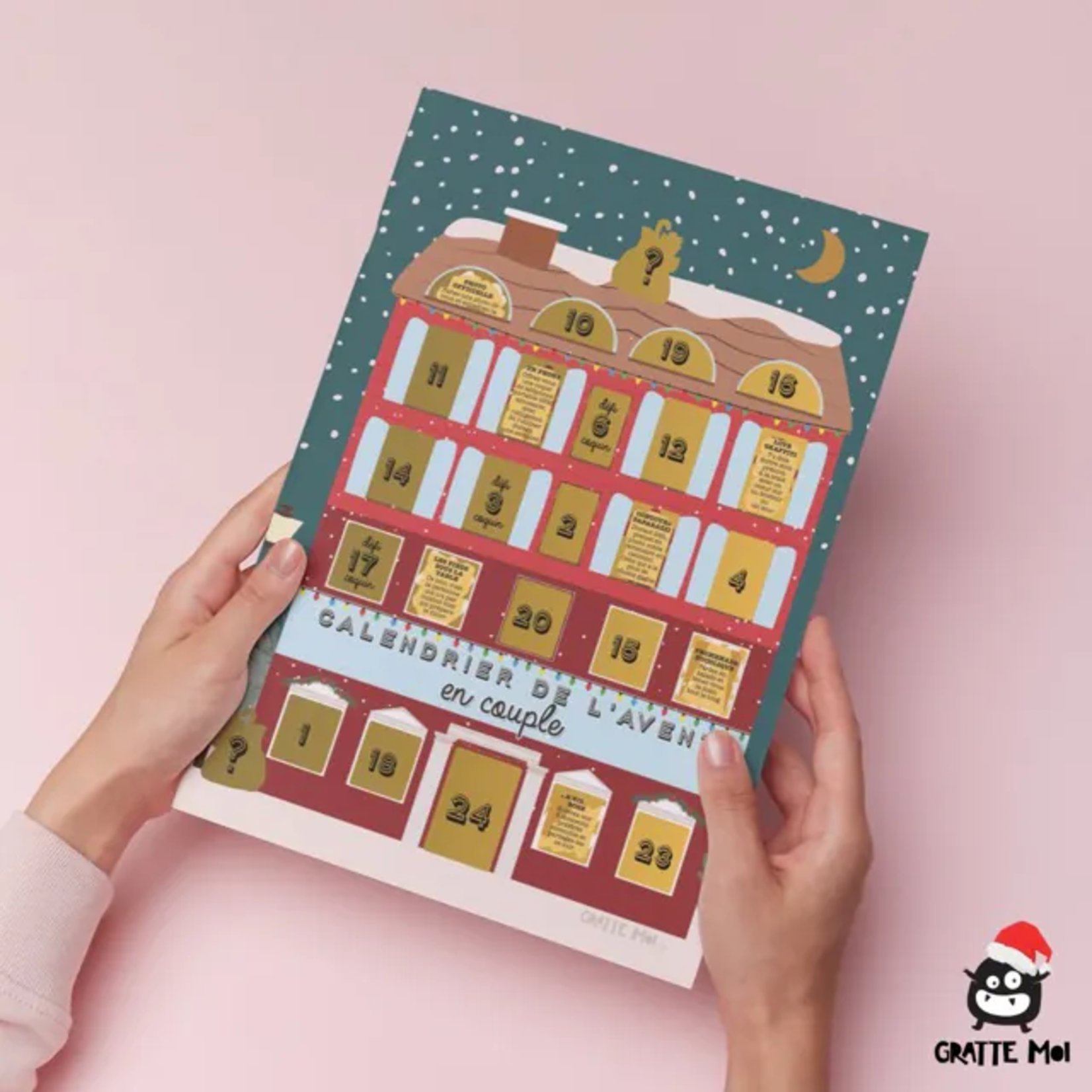 Gratte-moi Gratte-moi - calendrier de l'Avent à  gratter - en couple