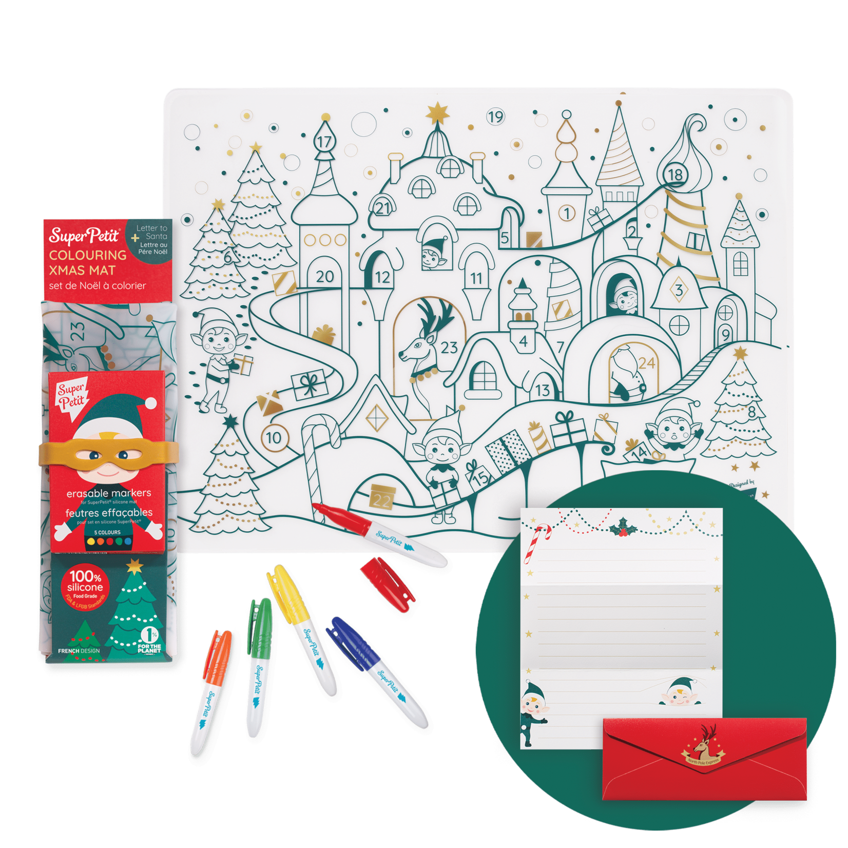 Superpetit Superpetit – set de table - village de Noël