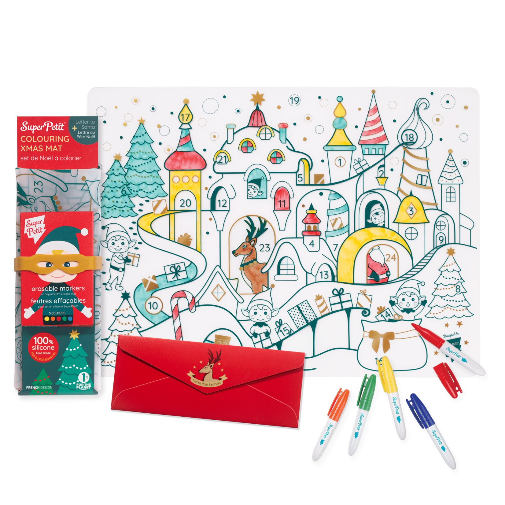 Superpetit Superpetit – set de table - village de Noël