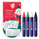 Superpetit Superpetit – 10 feutres pour vitres - Noël