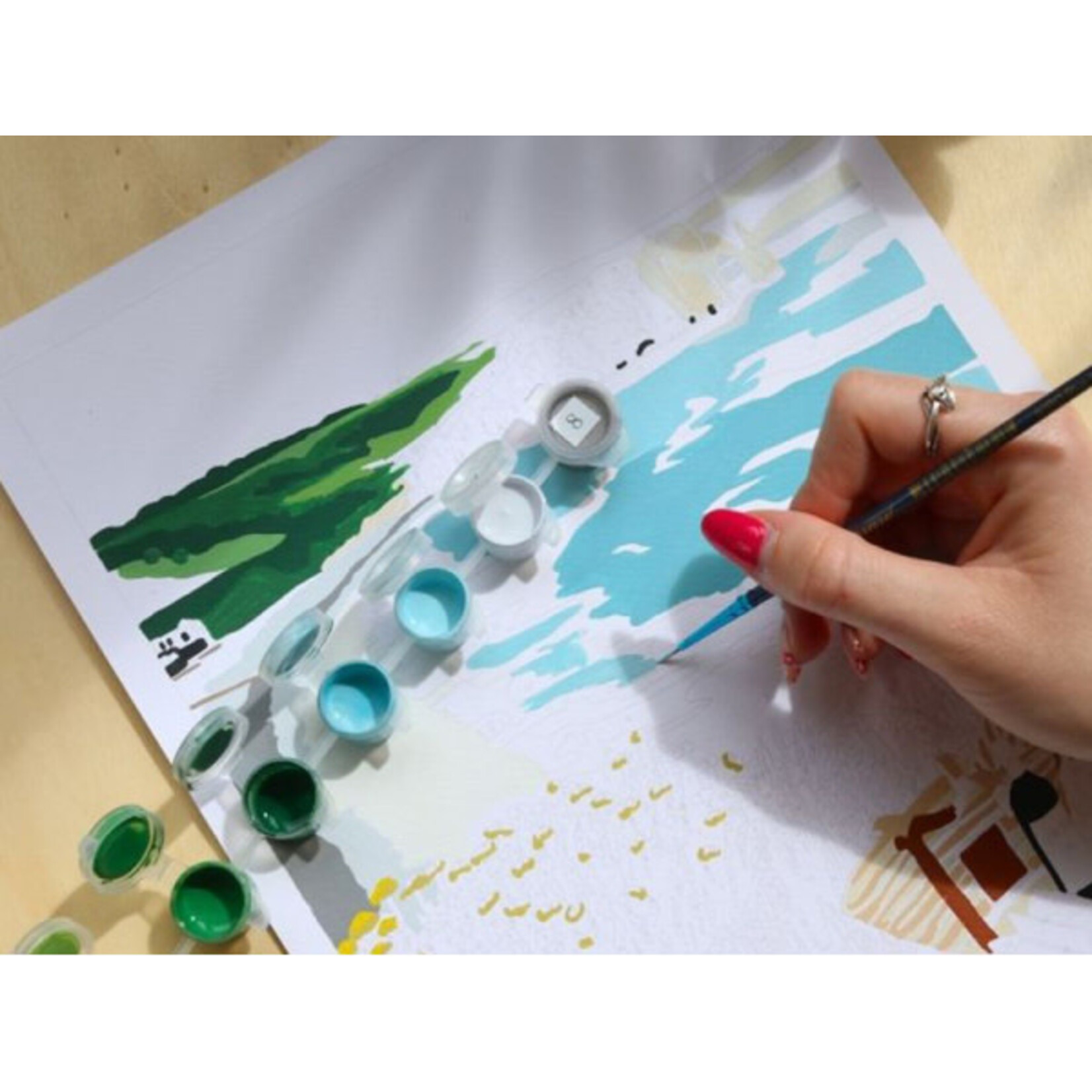 La petite épicerie La petite épicerie - Kit peinture au numéro - Picnic à Étretat / Ananya Bhandari
