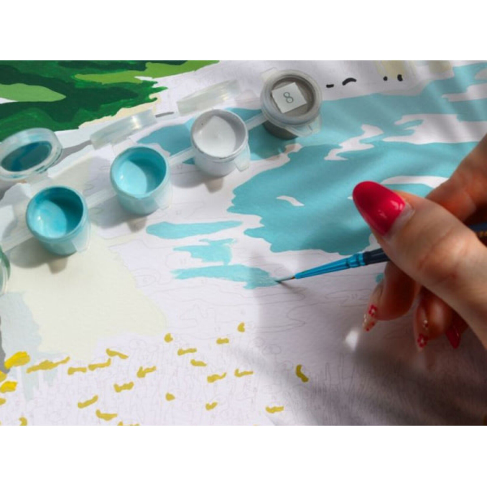 La petite épicerie La petite épicerie - Kit peinture au numéro - Picnic à Étretat / Ananya Bhandari