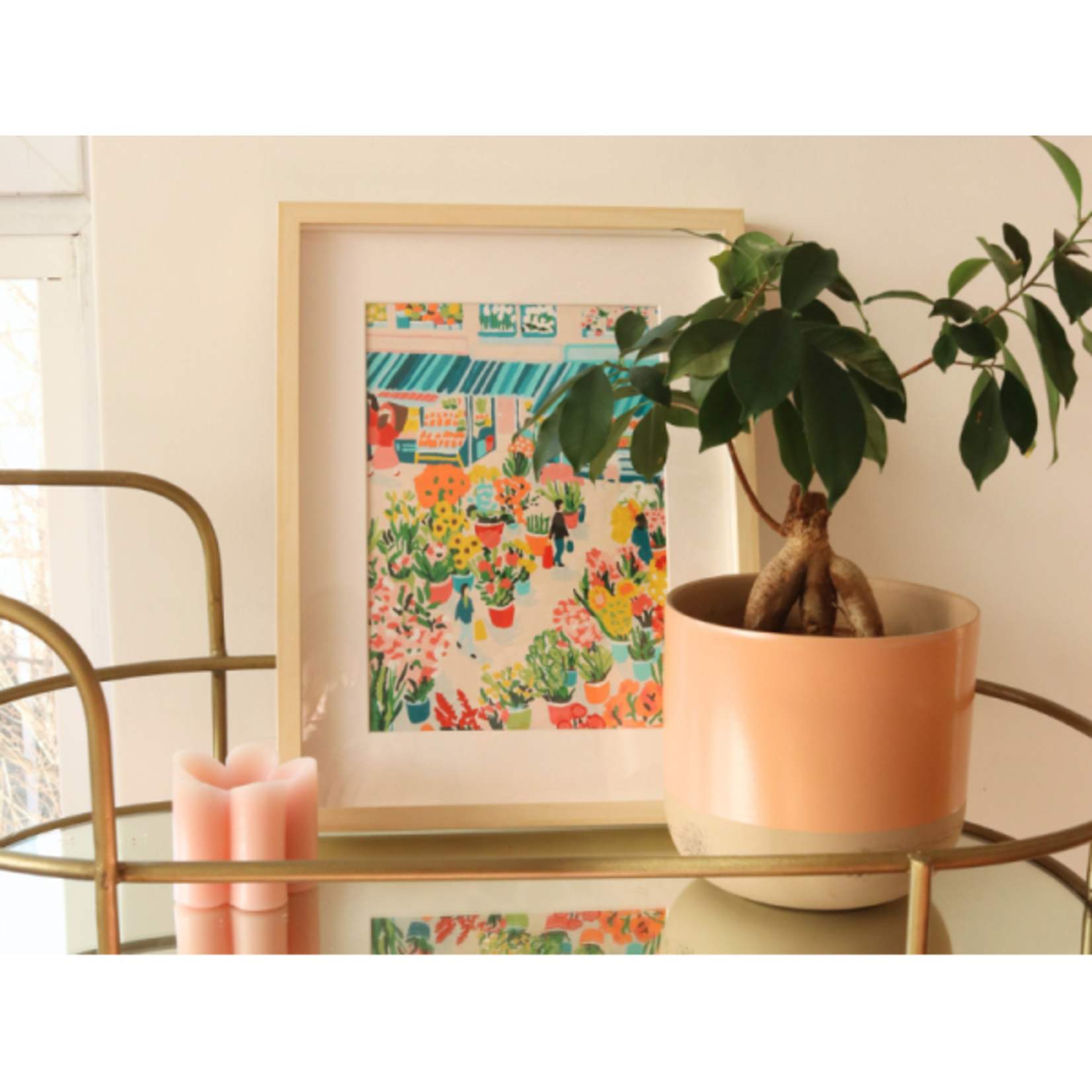 La petite épicerie La petite épicerie - Kit peinture au numéro - flower market / Zaz Art