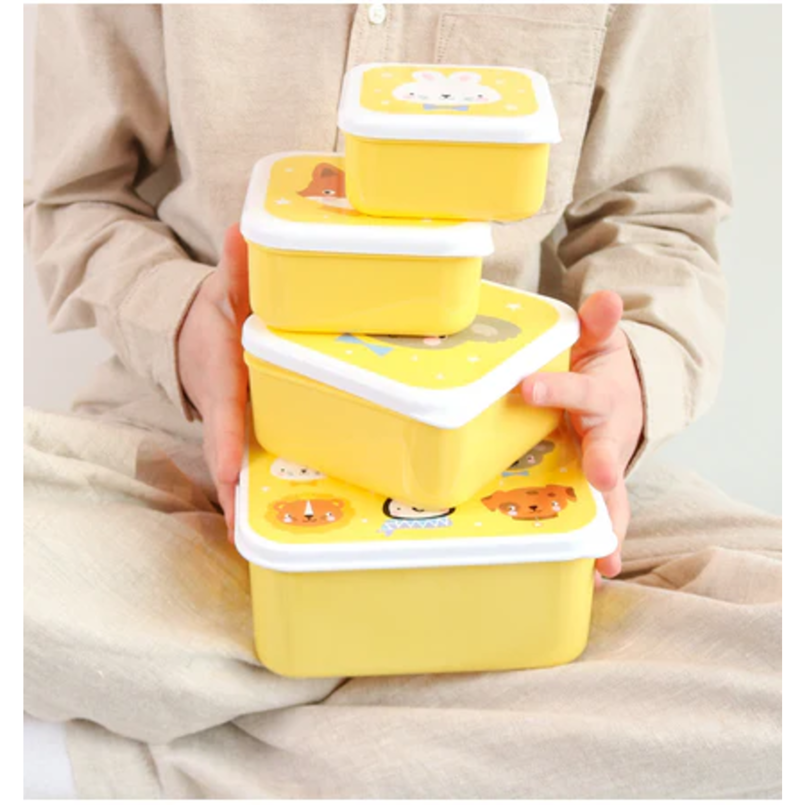 A little lovely company ALLC – Snack box x4 - animal friends