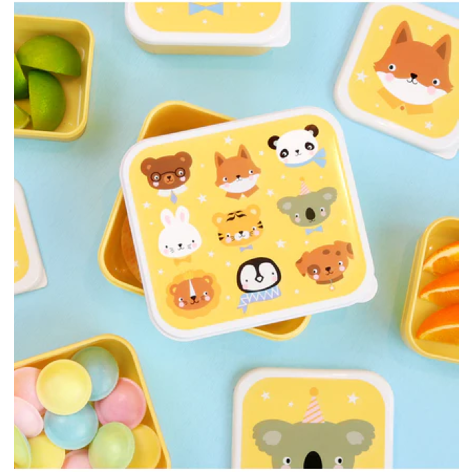 A little lovely company ALLC – Snack box x4 - animal friends