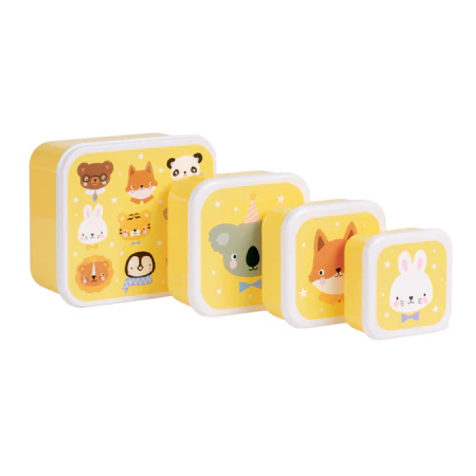 A little lovely company ALLC – Snack box x4 - animal friends
