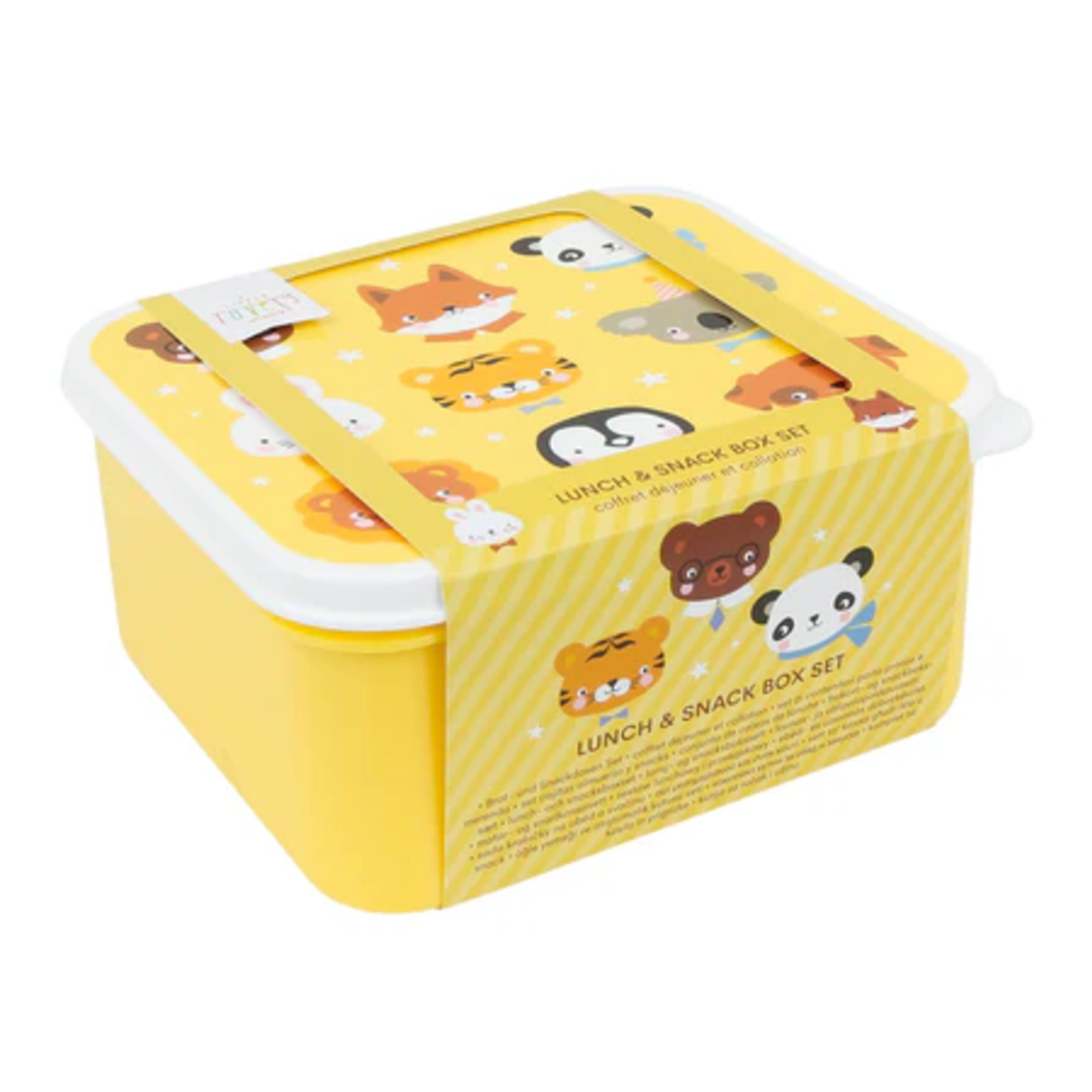 A little lovely company ALLC – Snack box x4 - animal friends