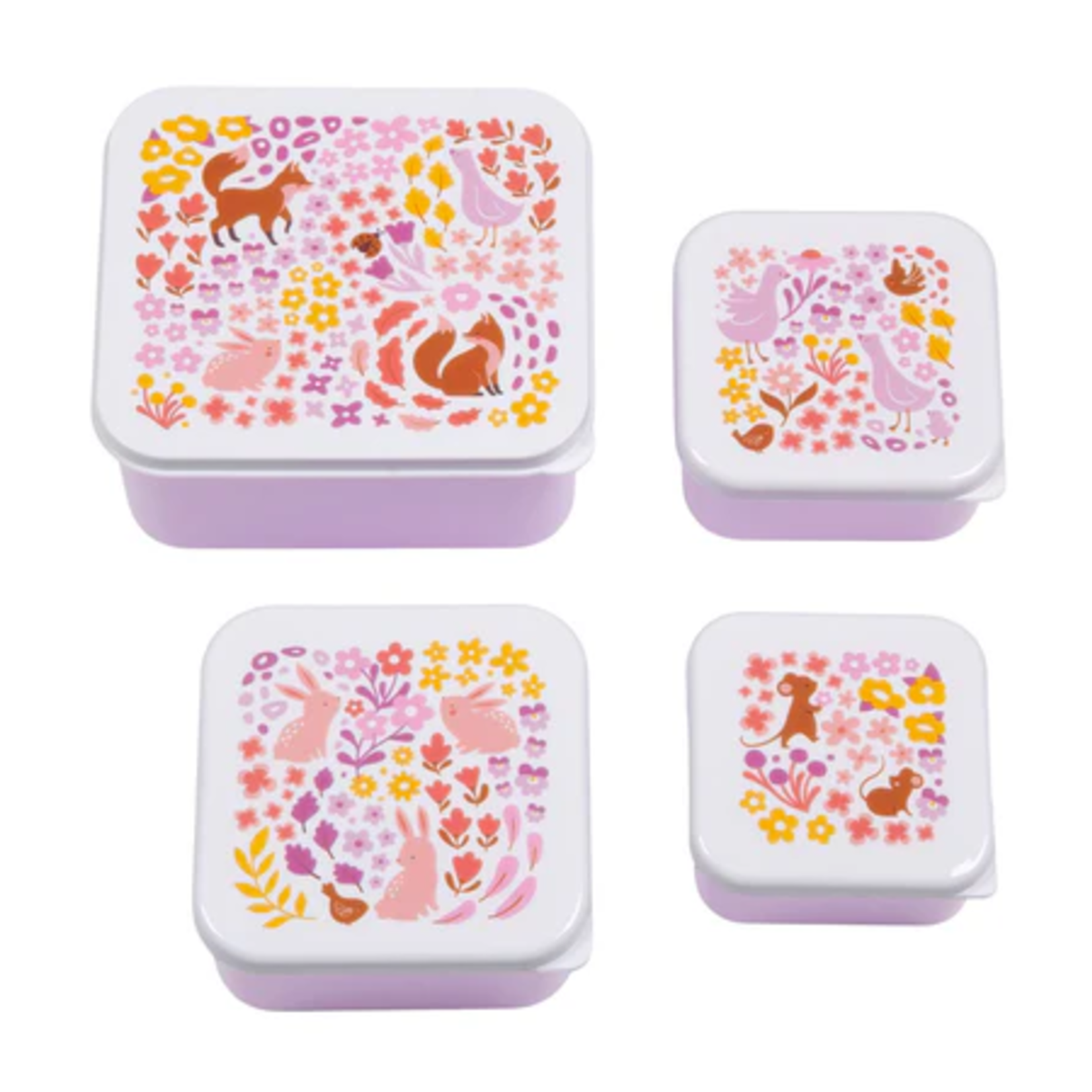 A little lovely company ALLC – Snack box x4 - flower garden