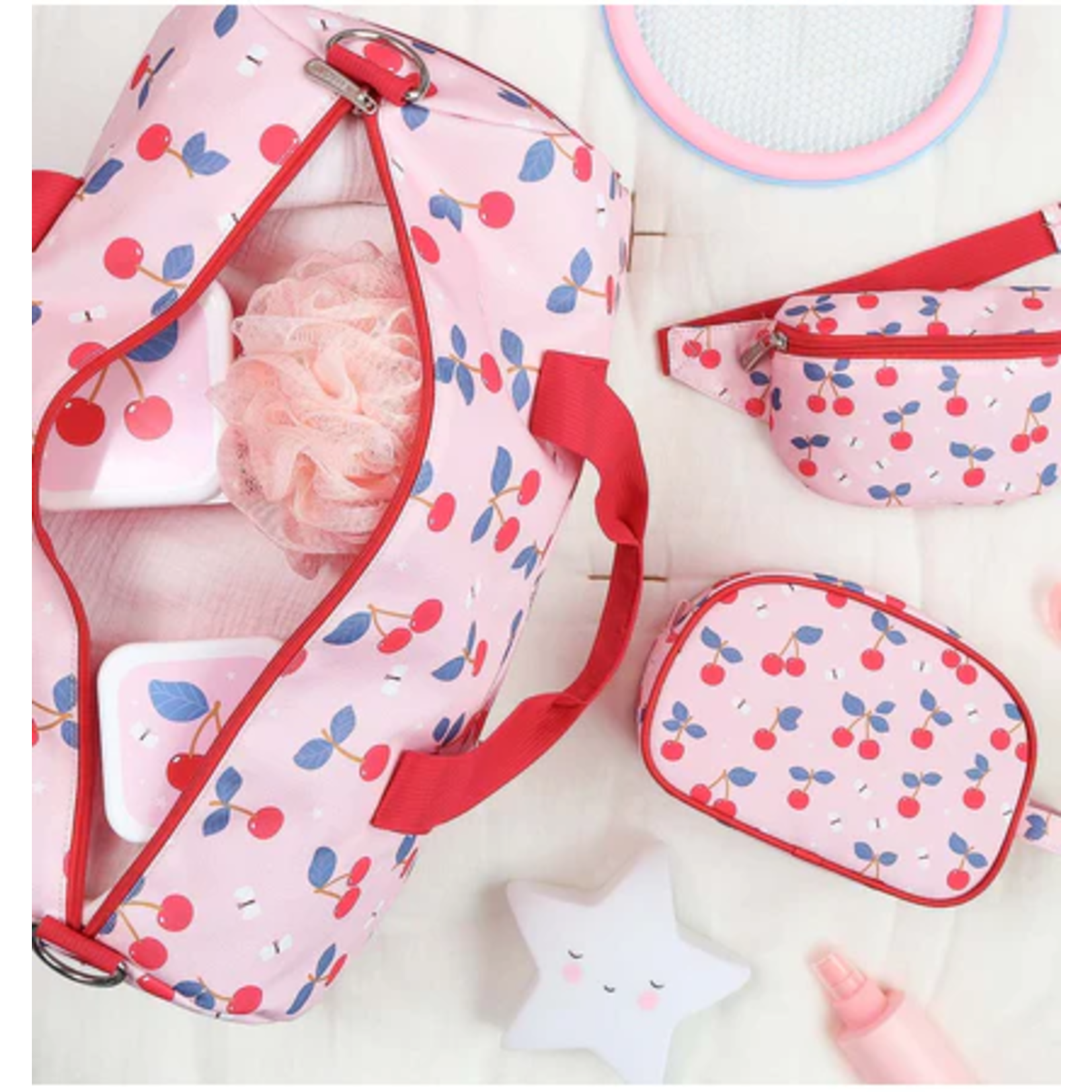 A little lovely company ALLC - trousse de toilette - cerises