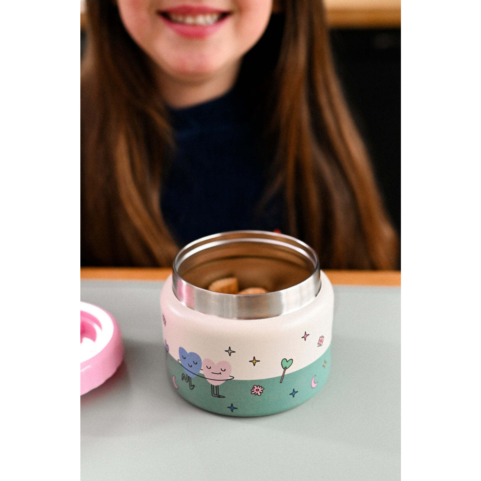 The cotton cloud The cotton cloud - boite repas isotherme - dancing hearts - 350ml