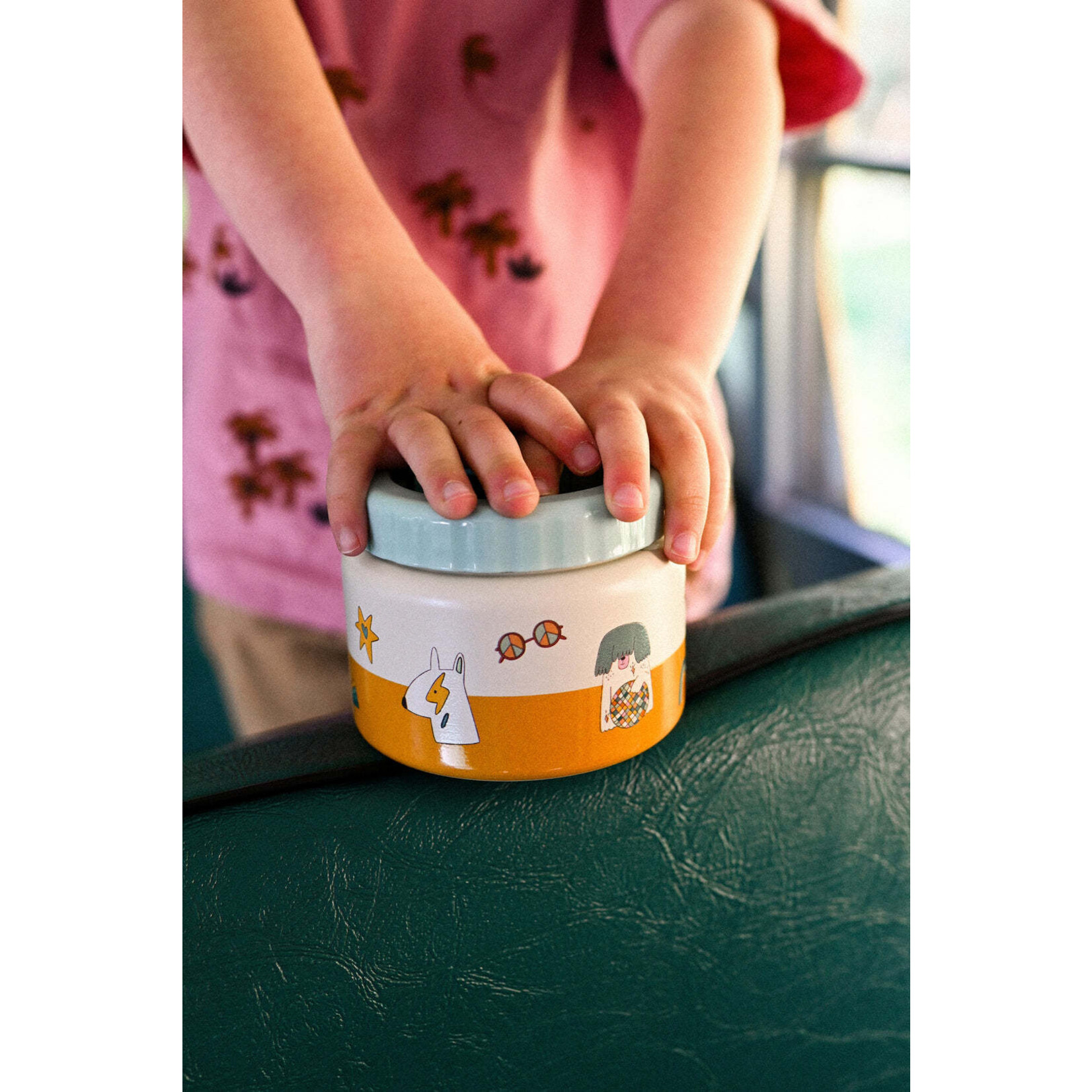 The cotton cloud The cotton cloud - boite repas isotherme - funky dogs - 350ml