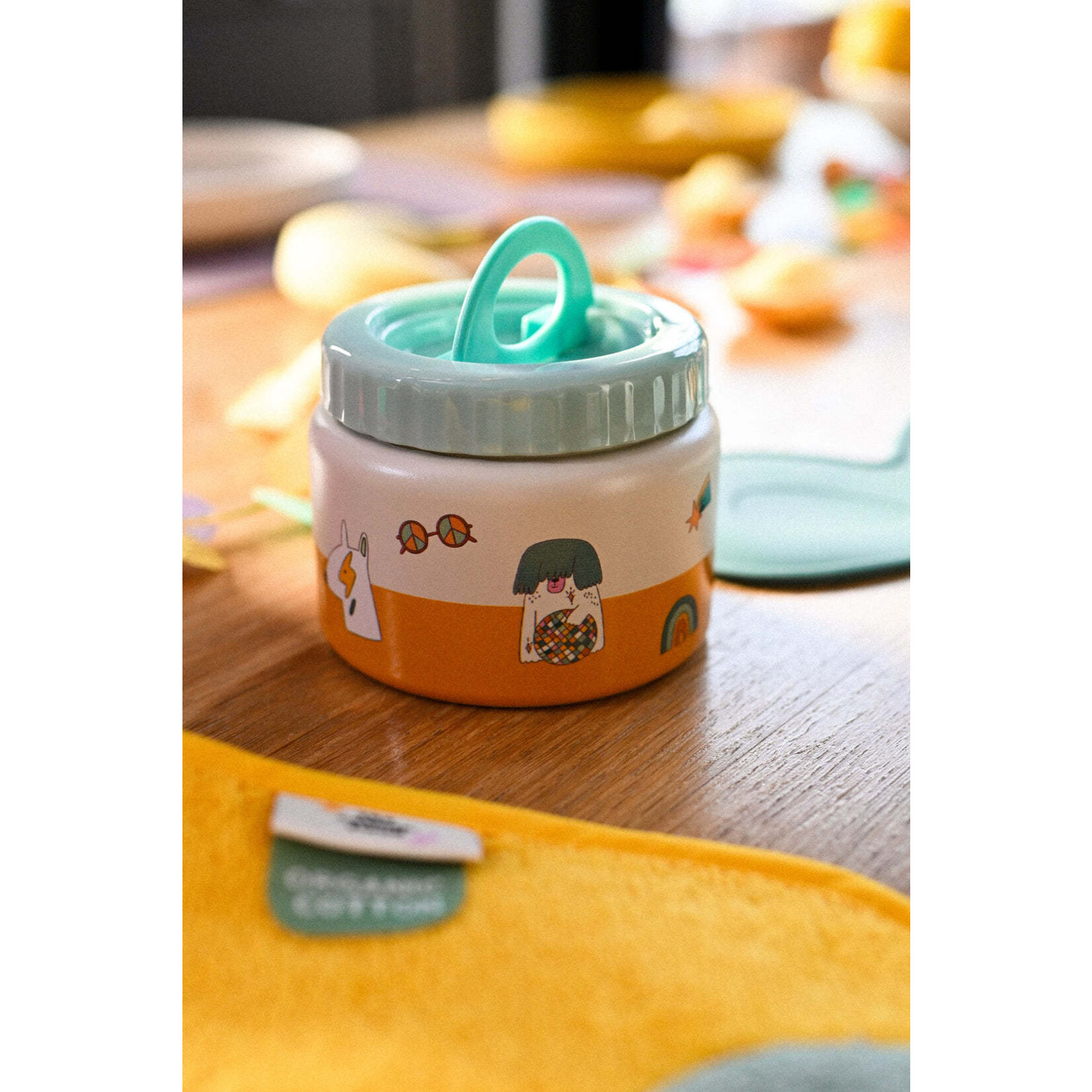 The cotton cloud The cotton cloud - boite repas isotherme - funky dogs - 350ml