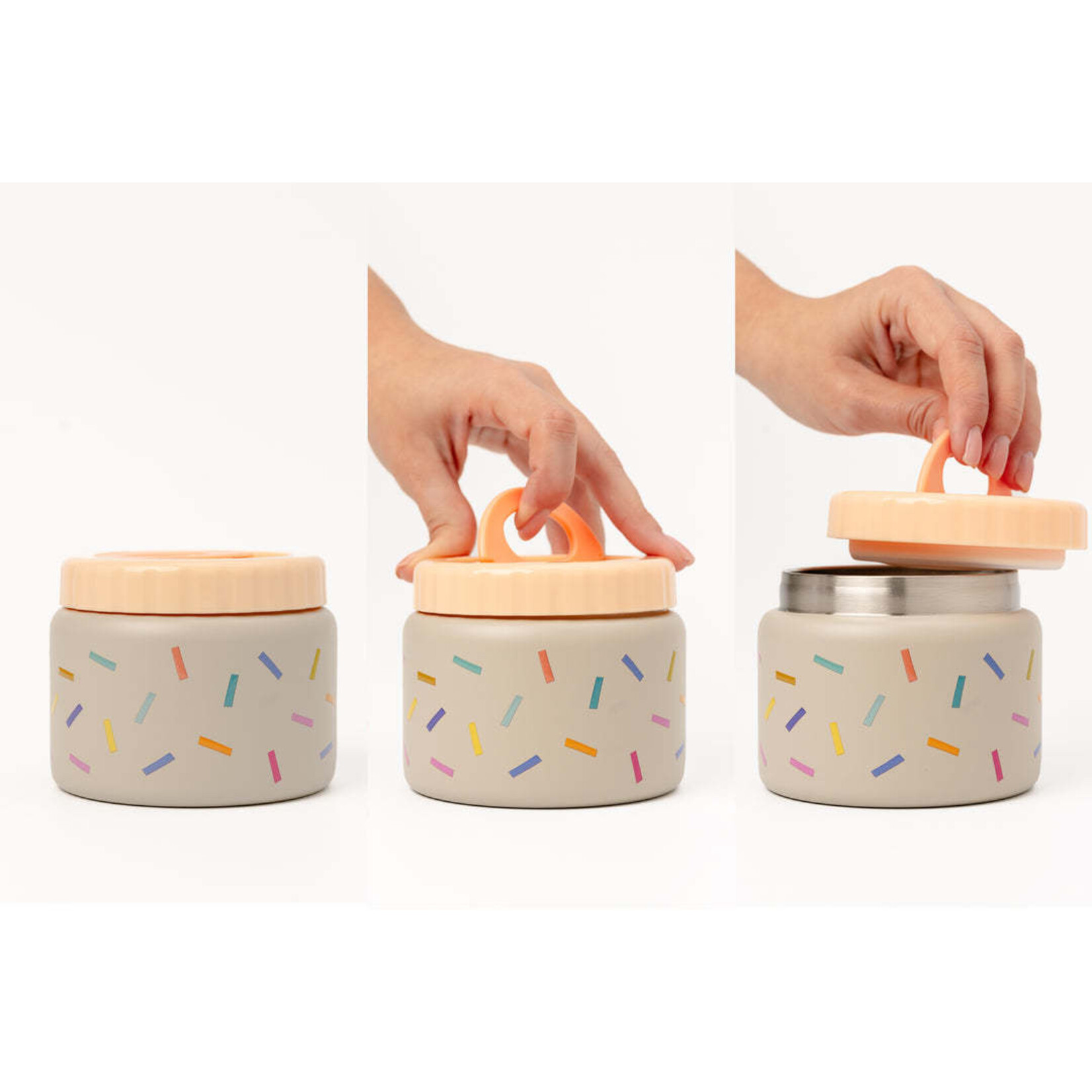 The cotton cloud The cotton cloud - boite repas isotherme - funky dogs - 350ml