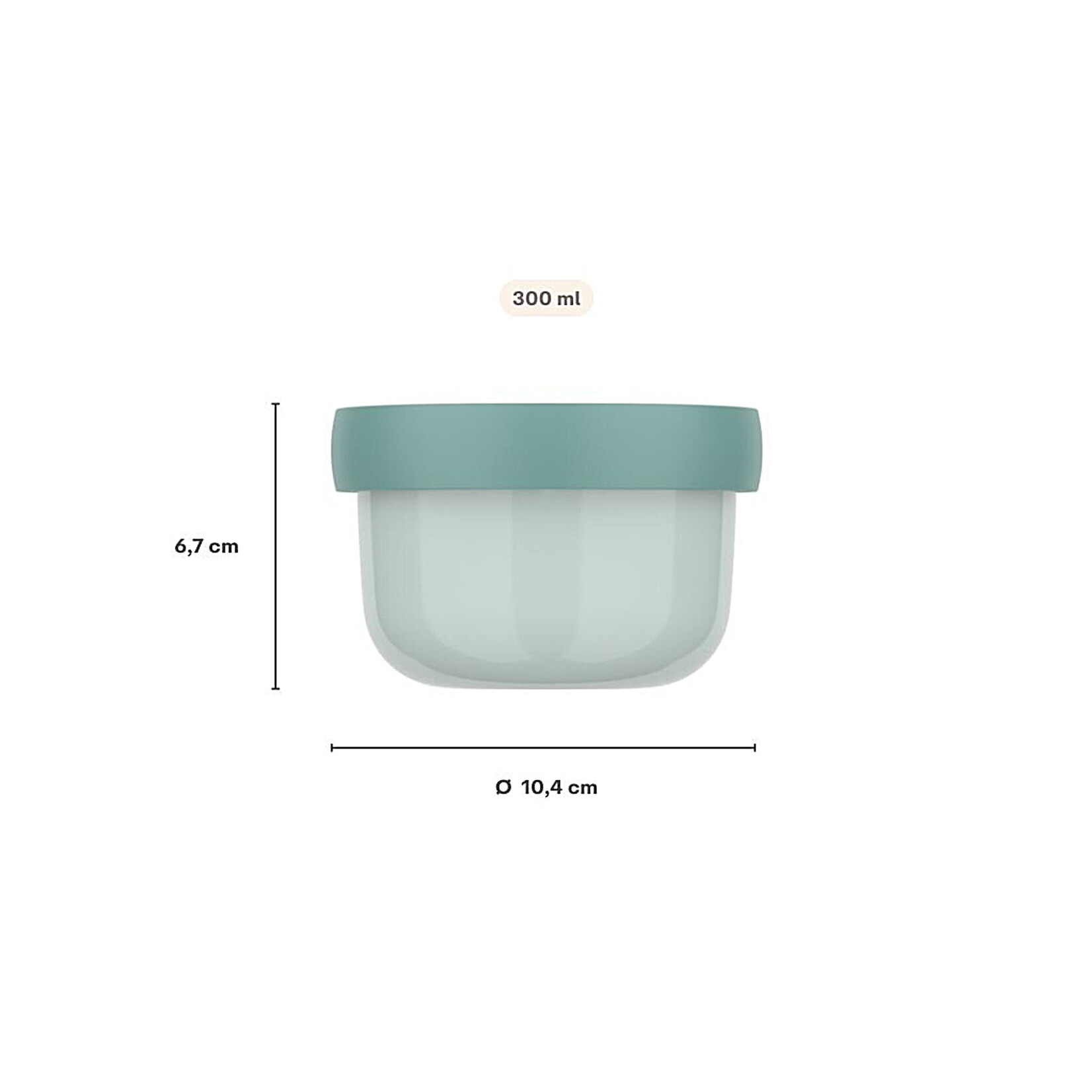 Mepal Mépal - boite à fruits - campus - cool mint