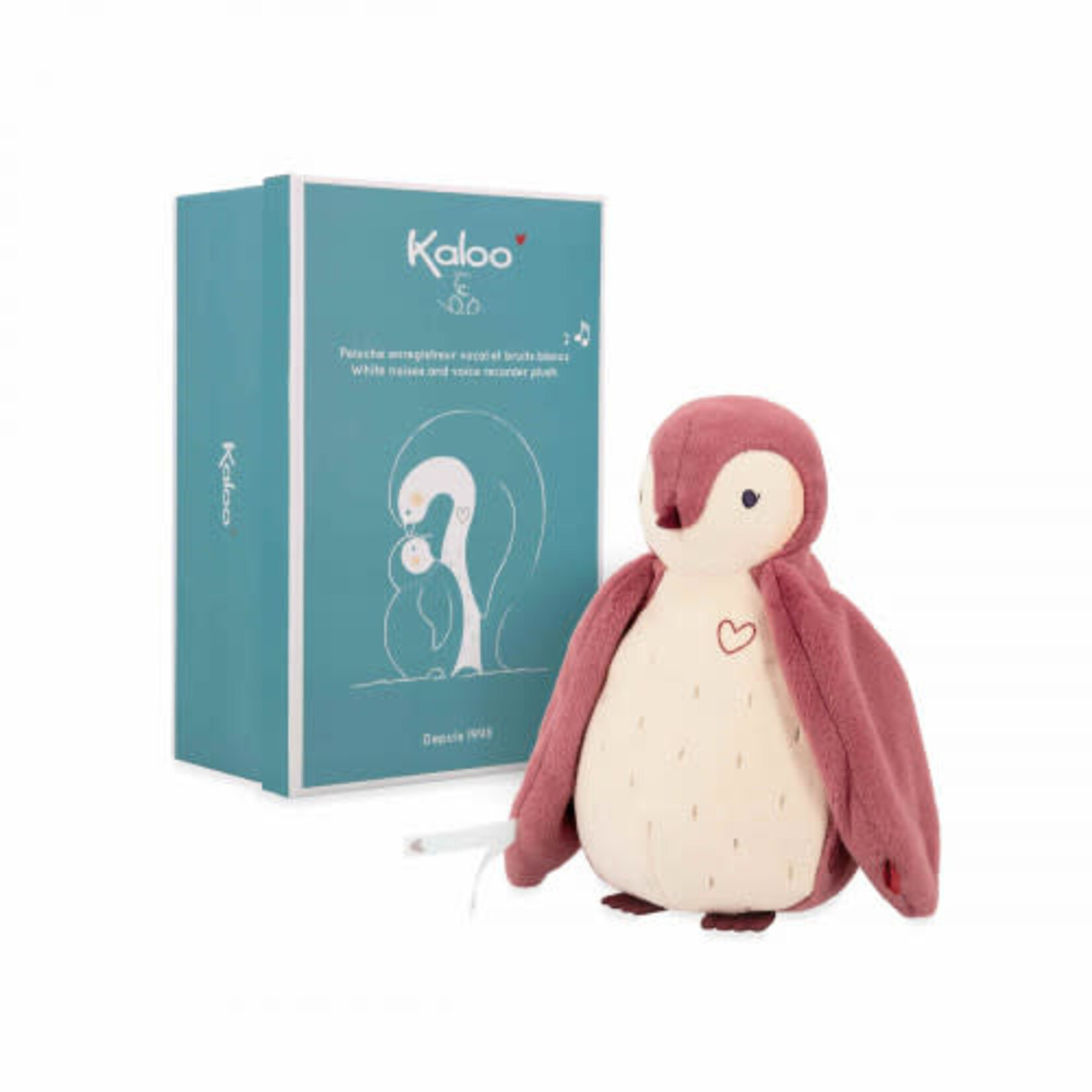 Kaloo - peluche enregistreur bruits blancs - rose