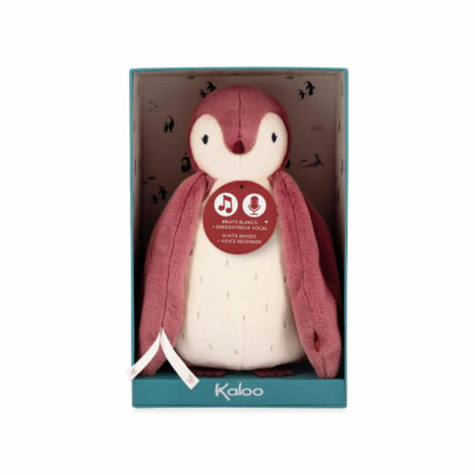 Kaloo - peluche enregistreur bruits blancs - rose