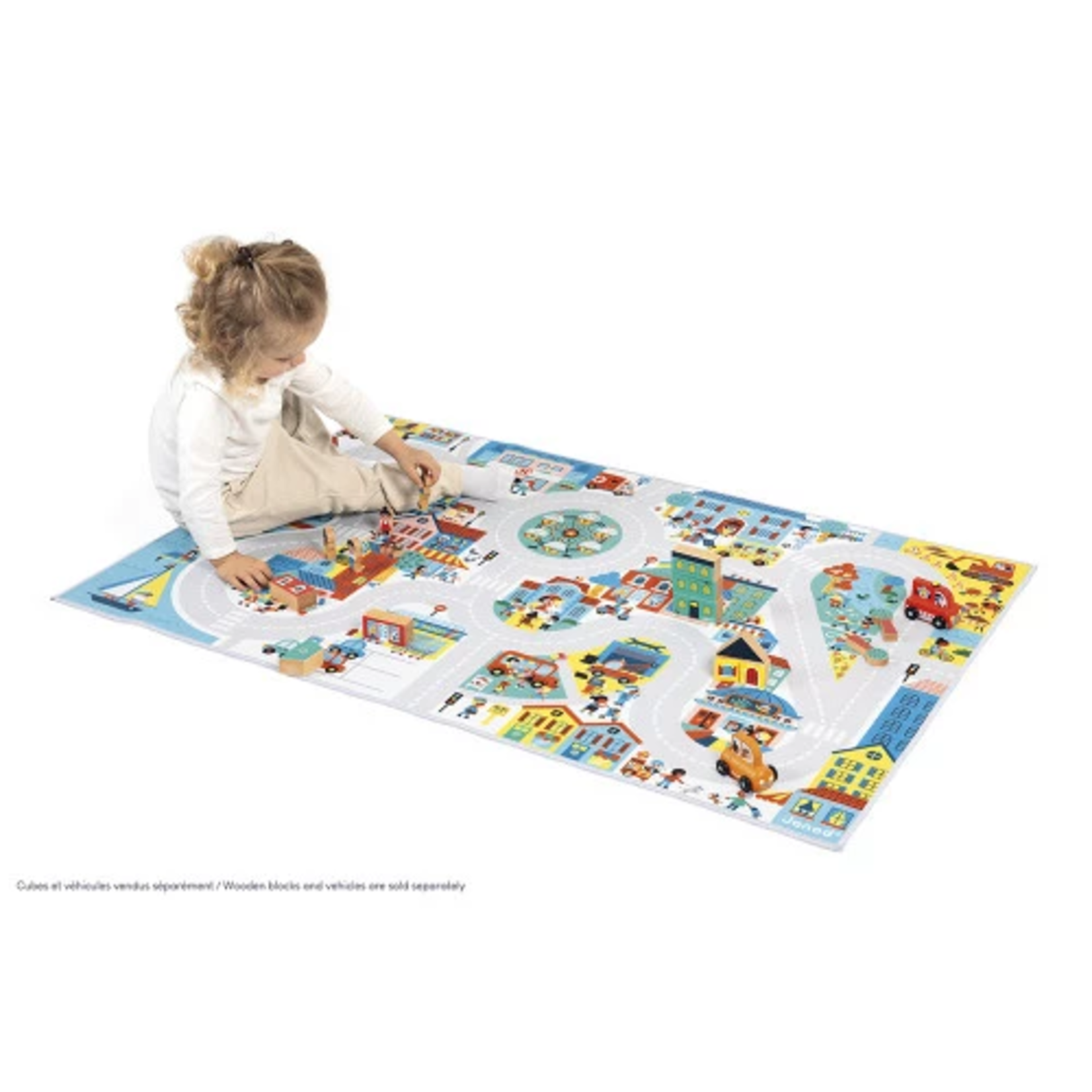 Janod Janod - cross roads - tapis - ville