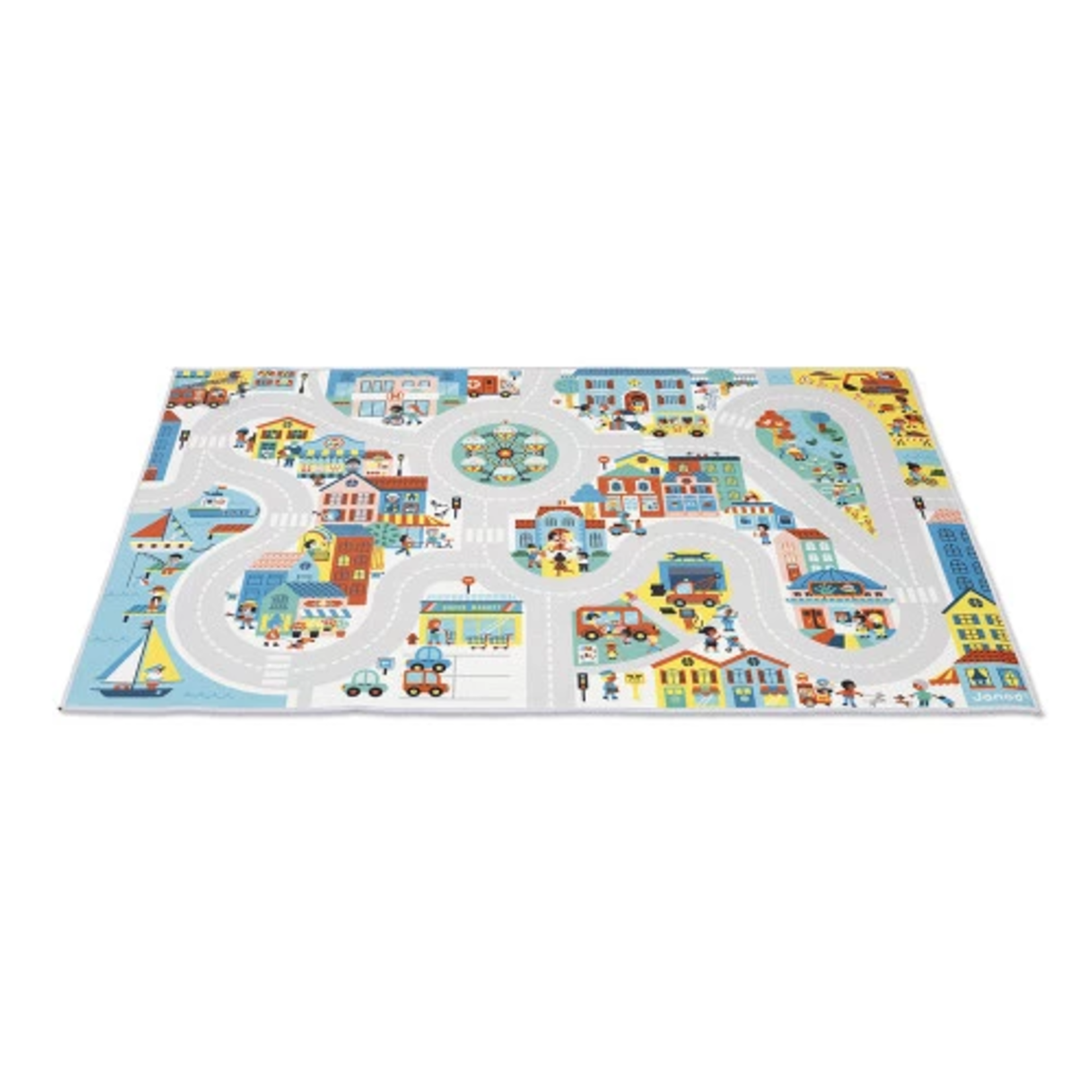 Janod Janod - cross roads - tapis - ville
