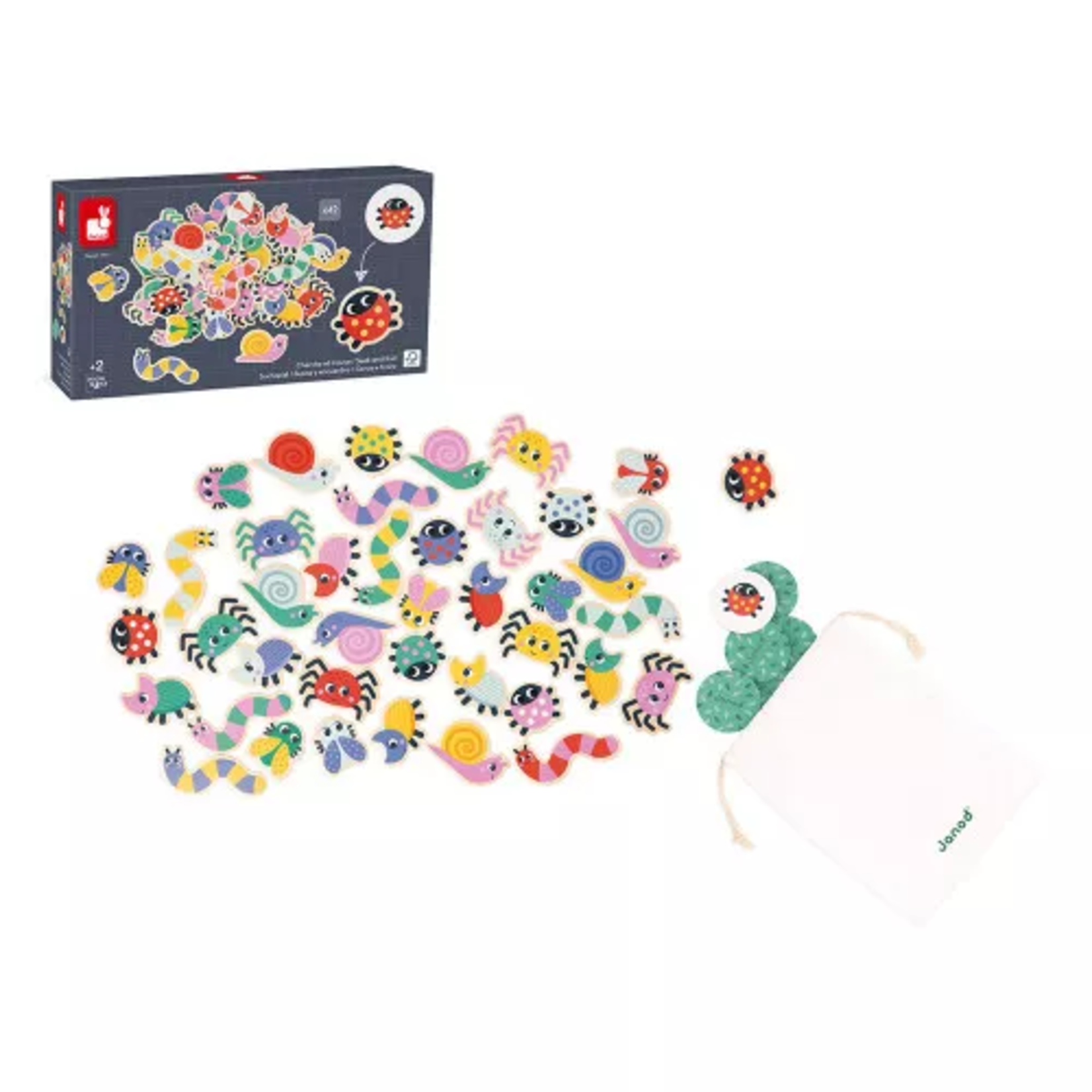 Janod Janod - pédag - cherche & trouve - le jardin