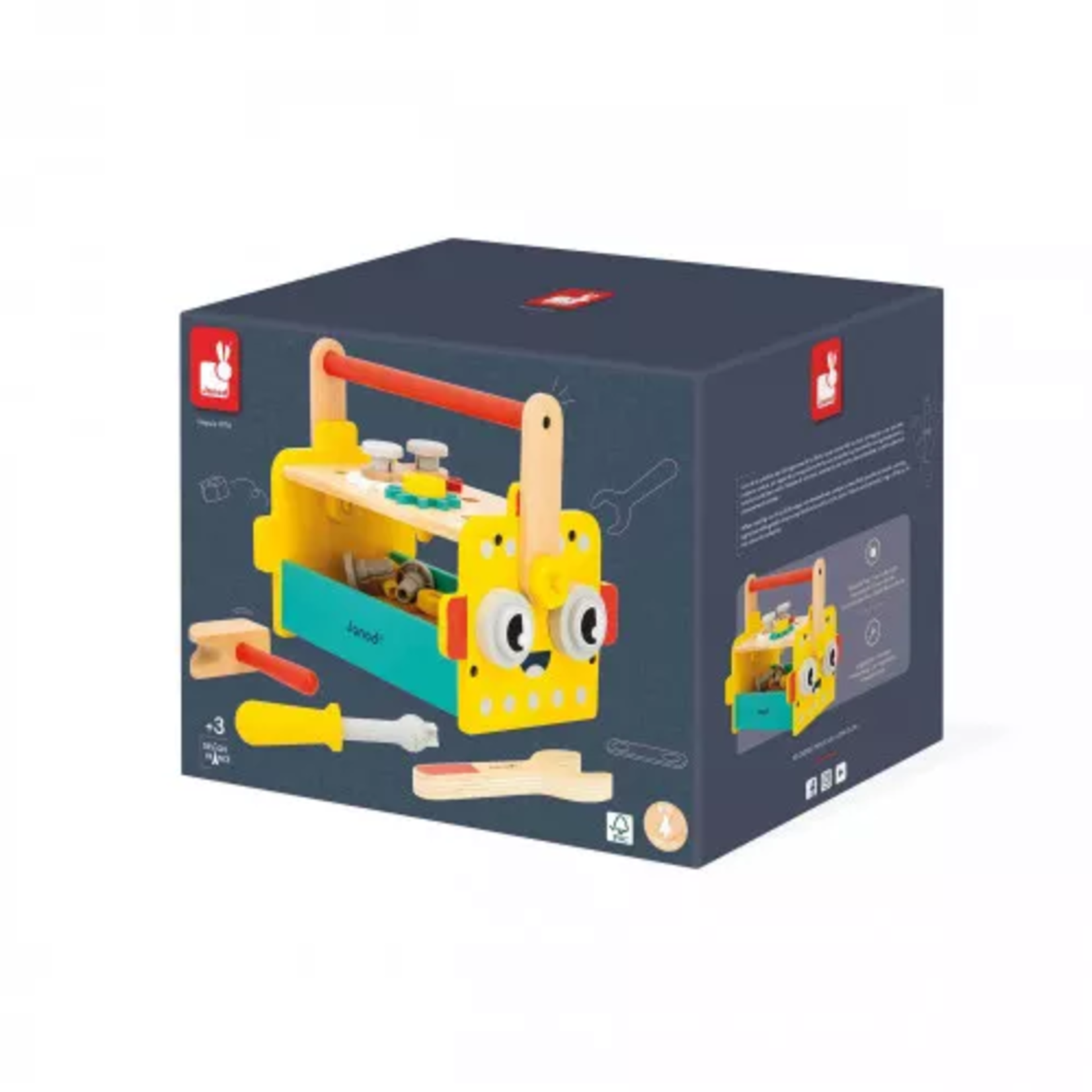 Janod Janod - brico'kids - caisse à outils robot