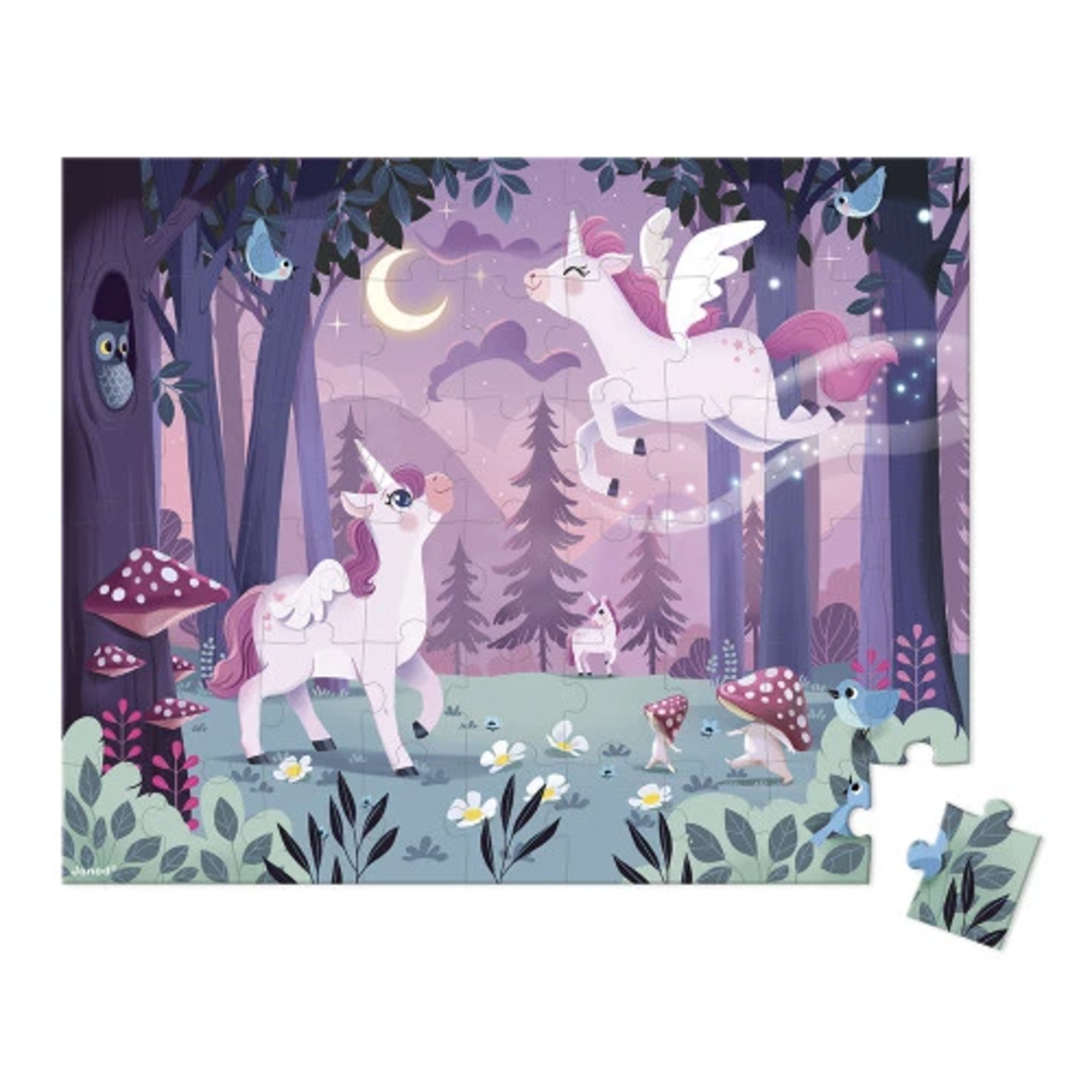 Janod Janod - puzzle - licornes - 54 pièces