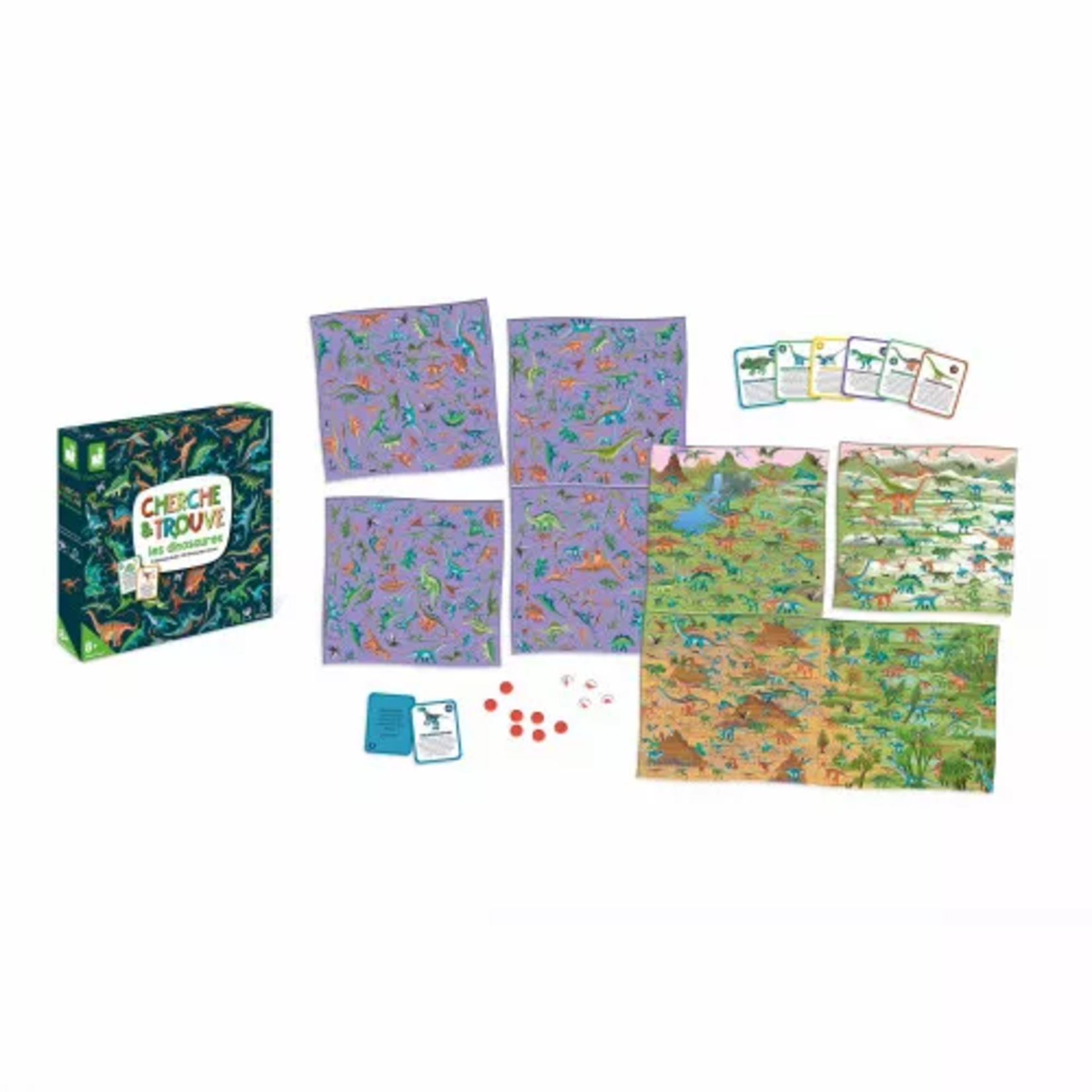 Janod Janod - cherche et trouve - les dinosaures
