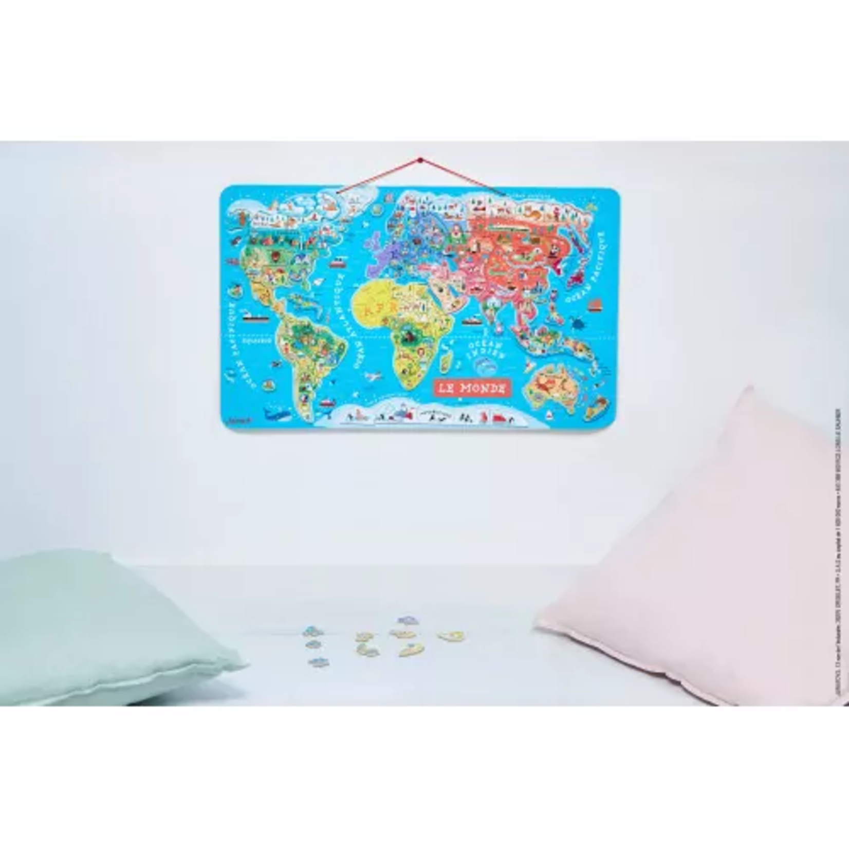 Janod Janod - puzzle magnétique  - monde