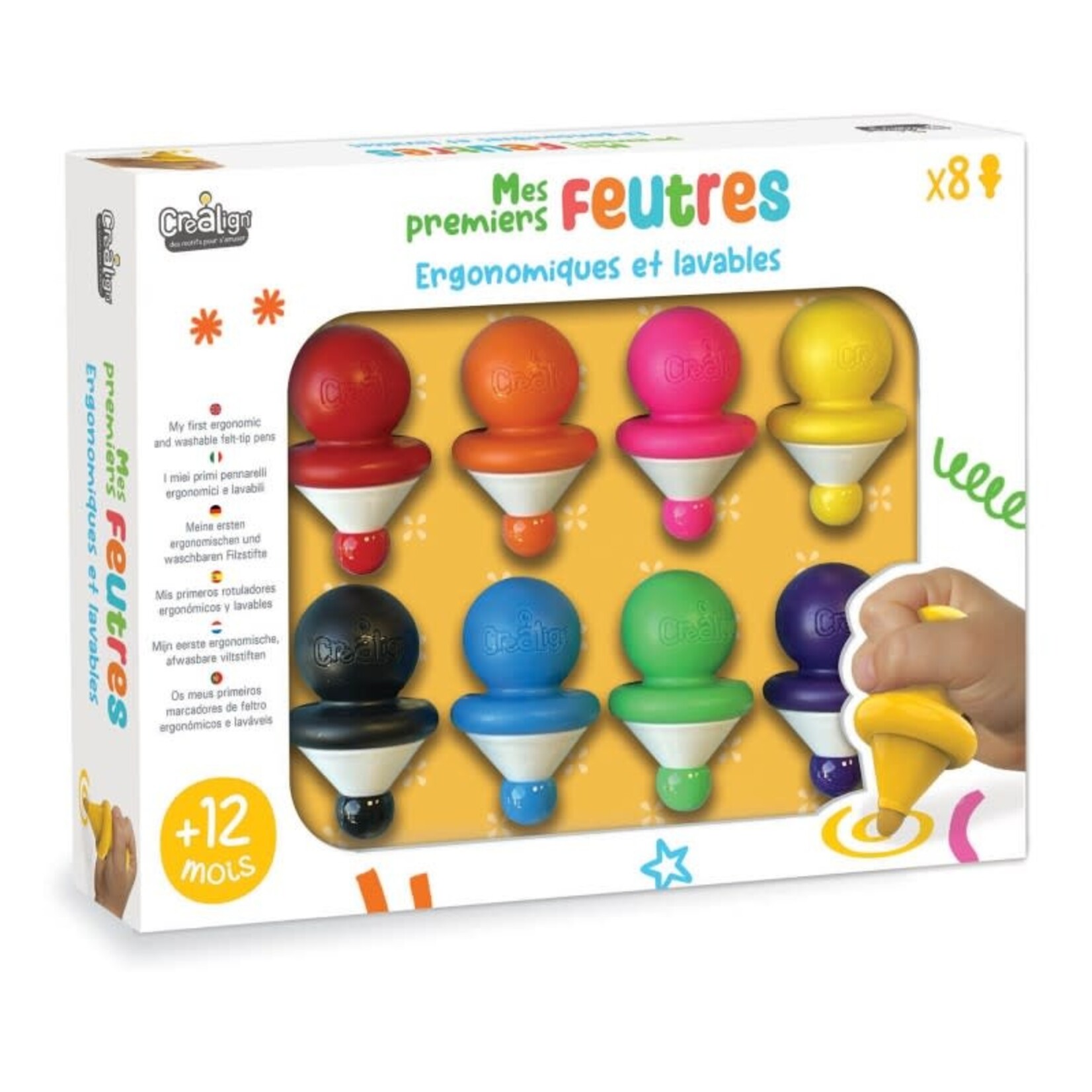 Créa Lign' Créa Lign' - mes premiers feutres x8