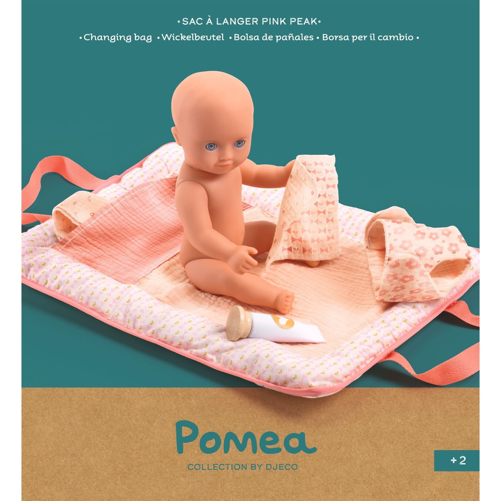 Djeco Djeco - sac à langer - sac à langer pink peak