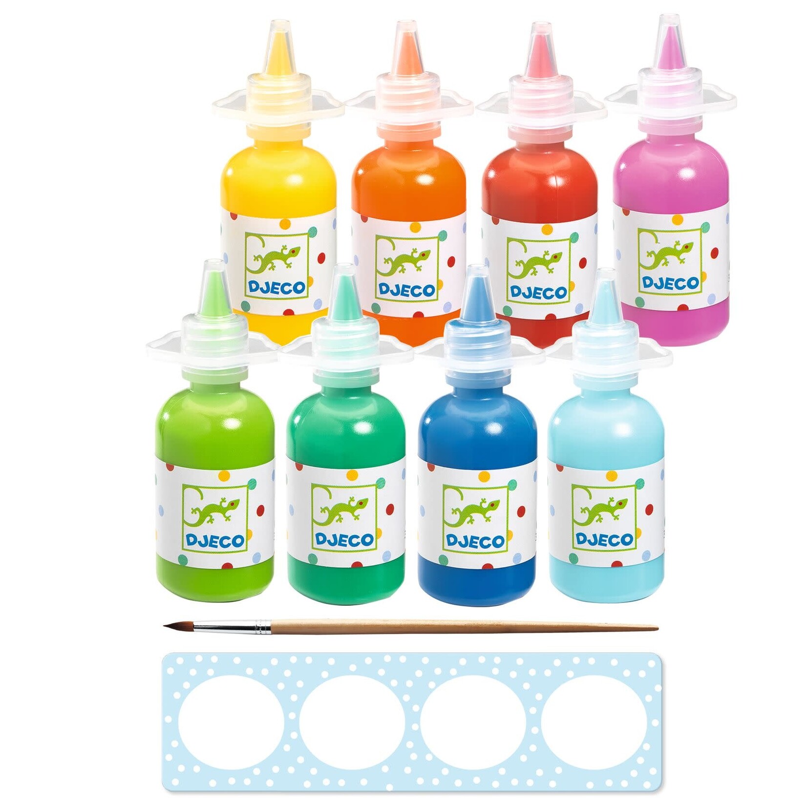 Djeco Djeco - peinture des petits - 8 bouteilles de gouache