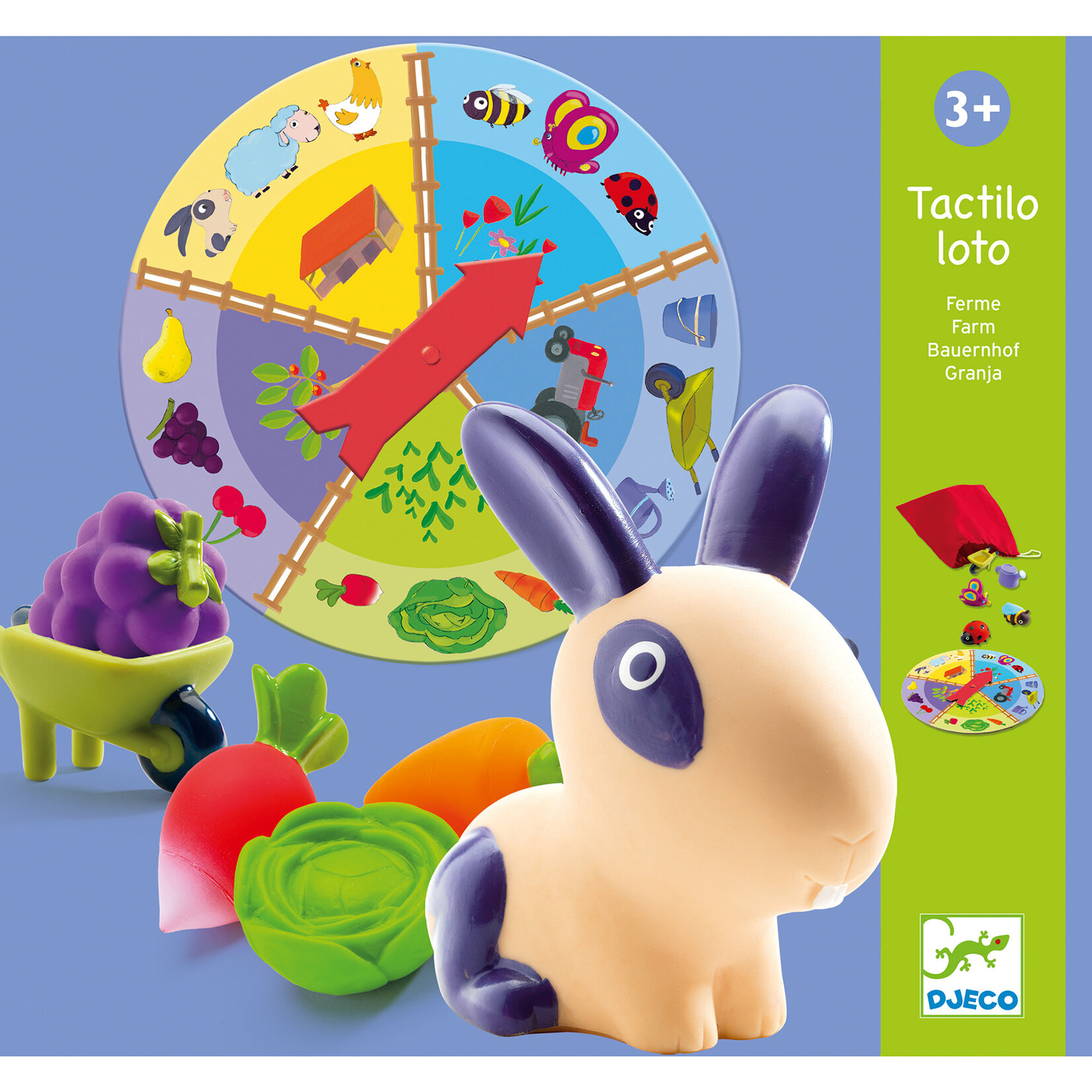 Djeco Djeco - jeu éducatif - tactilo loto - ferme