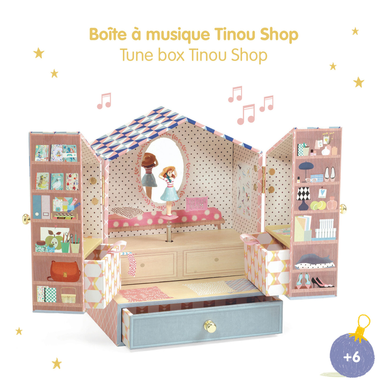 Djeco Djeco - boite à musique  - tinou shop