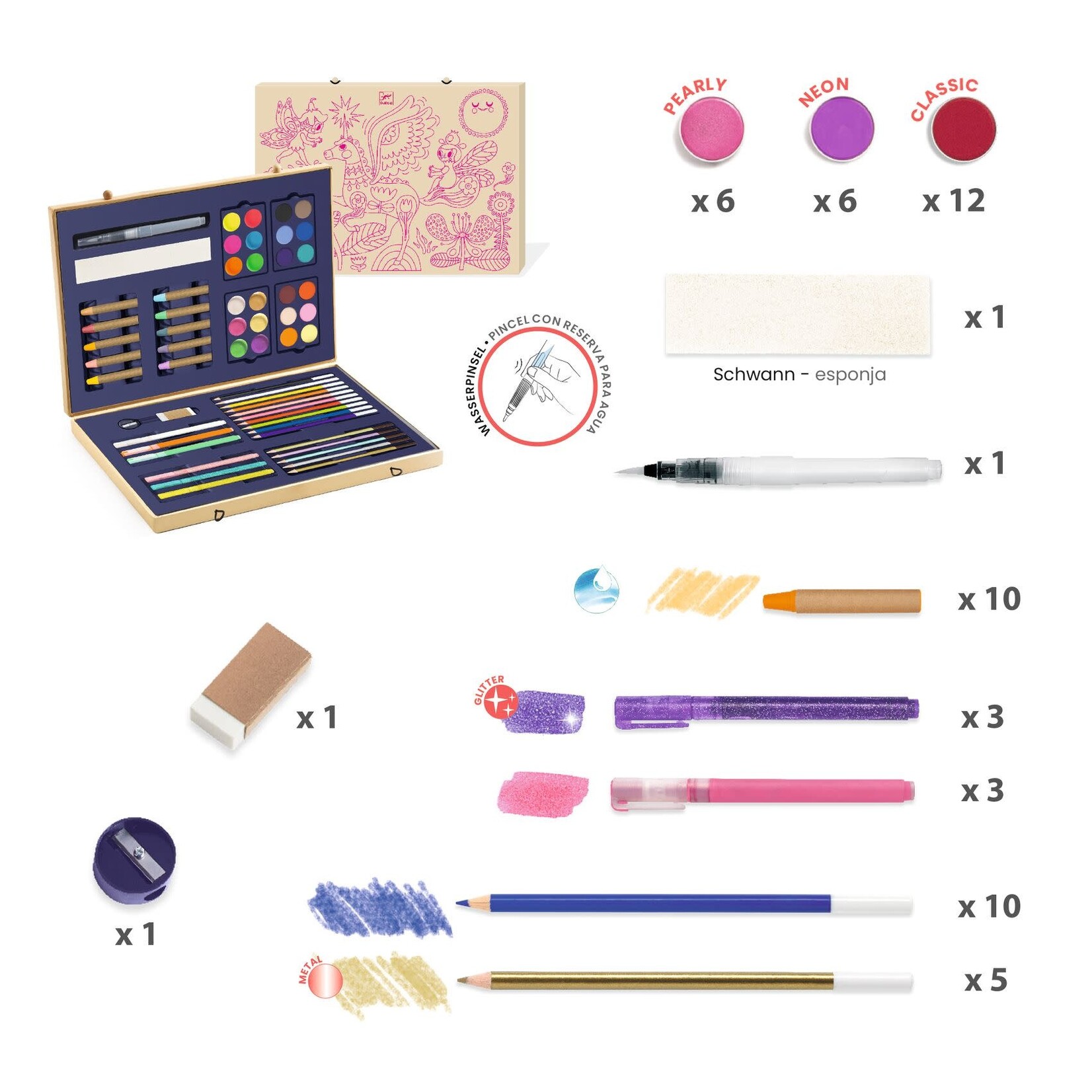 Djeco Djeco - coffret couleur - sparkling box