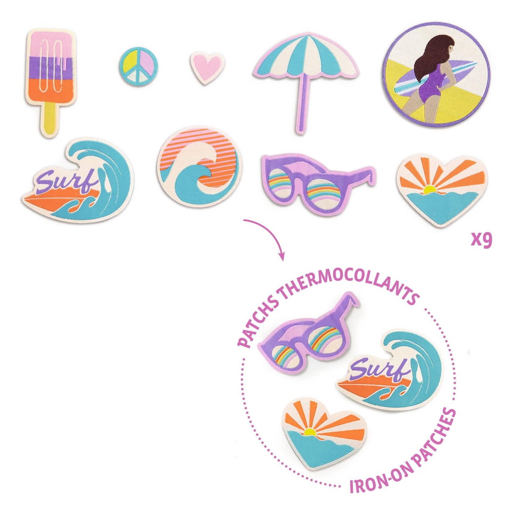 Djeco Djeco - DIY  sac & pochette - sunshine camp