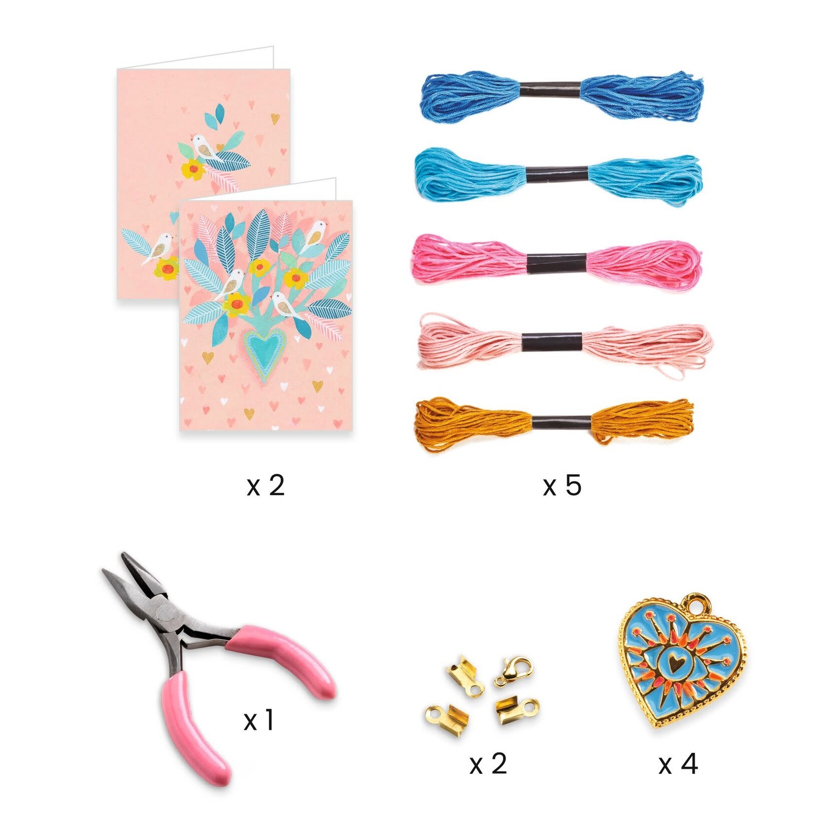 Djeco Djeco - bijoux duo - amitiés et coeurs