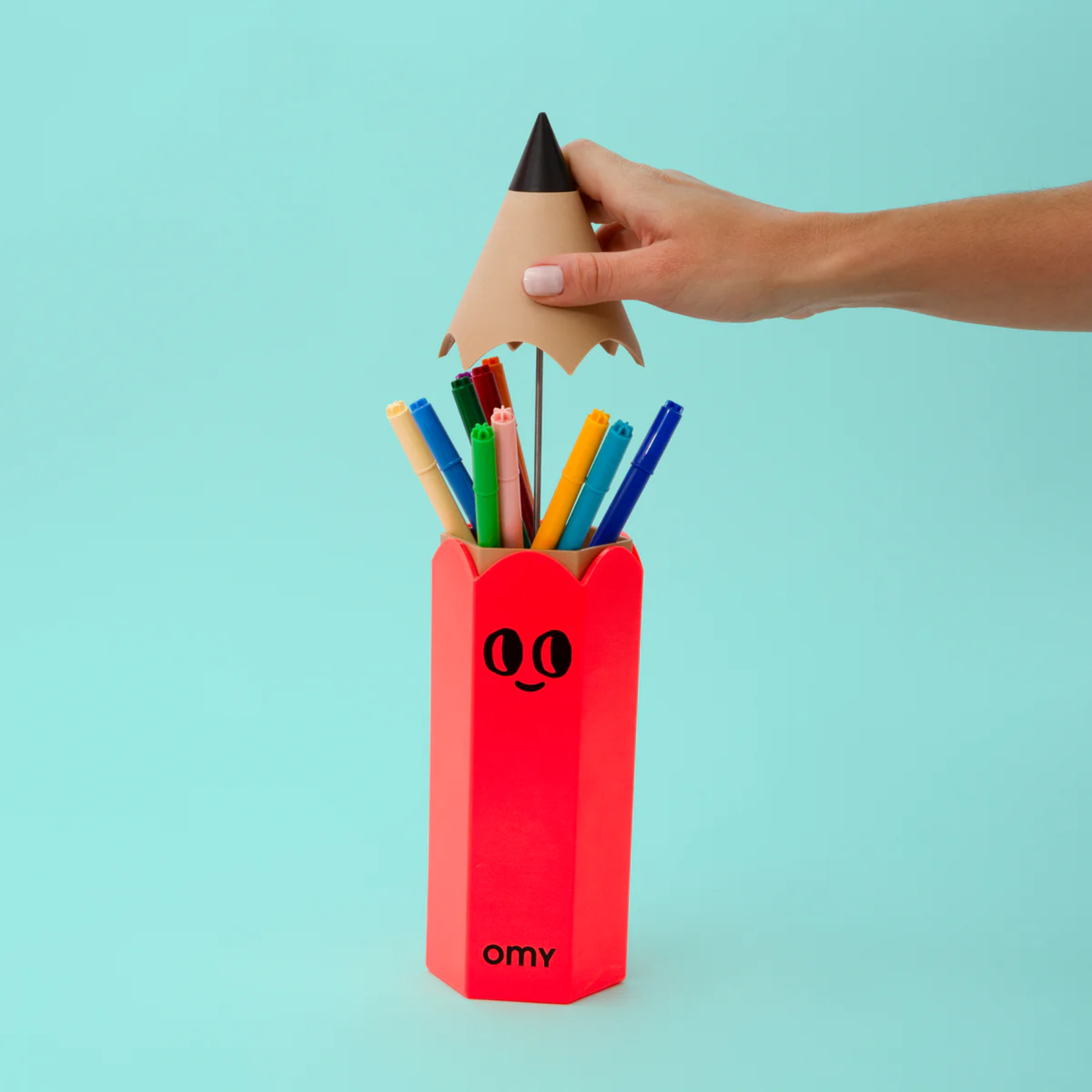 Omy Omy – pencil box - neon