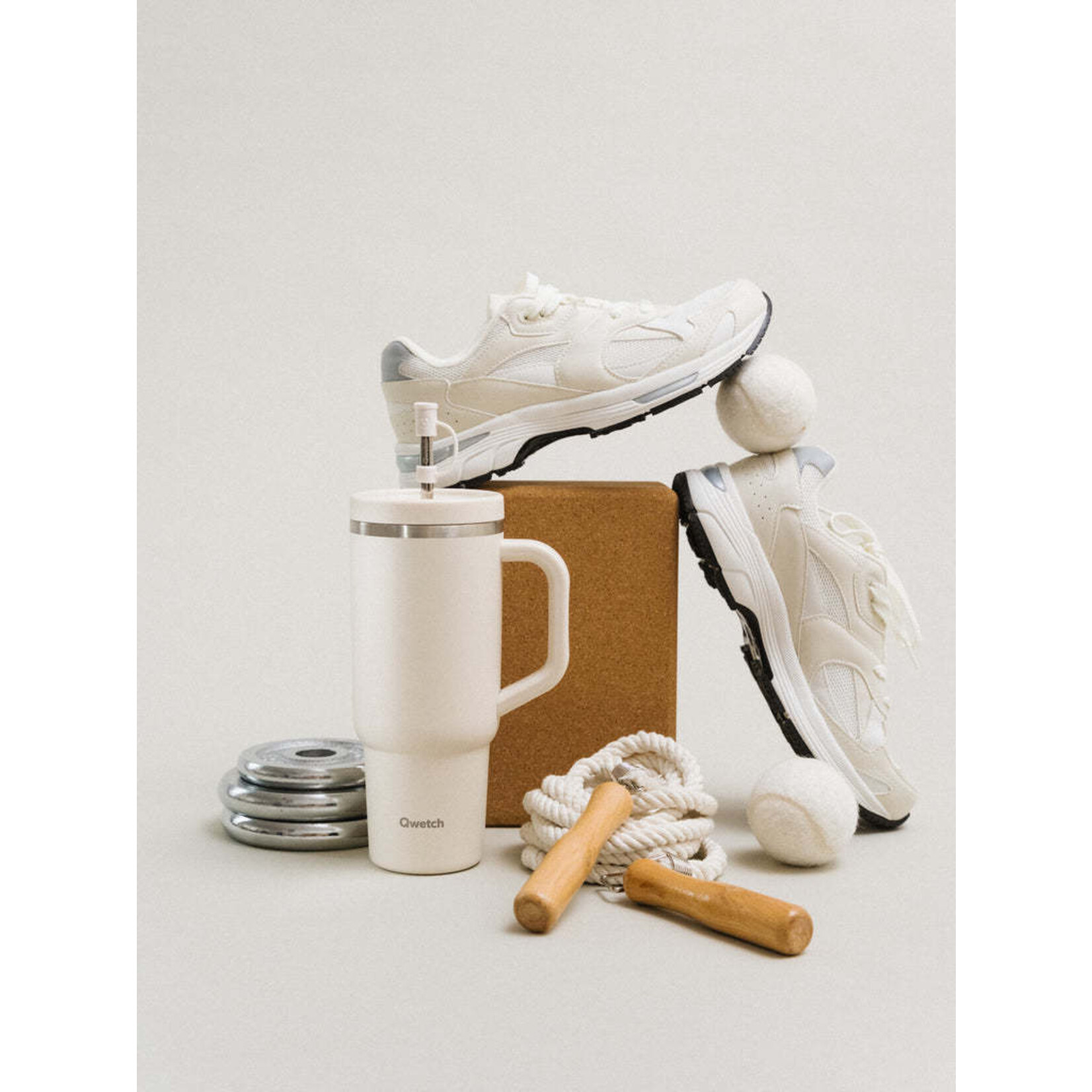 Qwetch Qwetch – travel cup isotherme - Matt - sable - 900ml