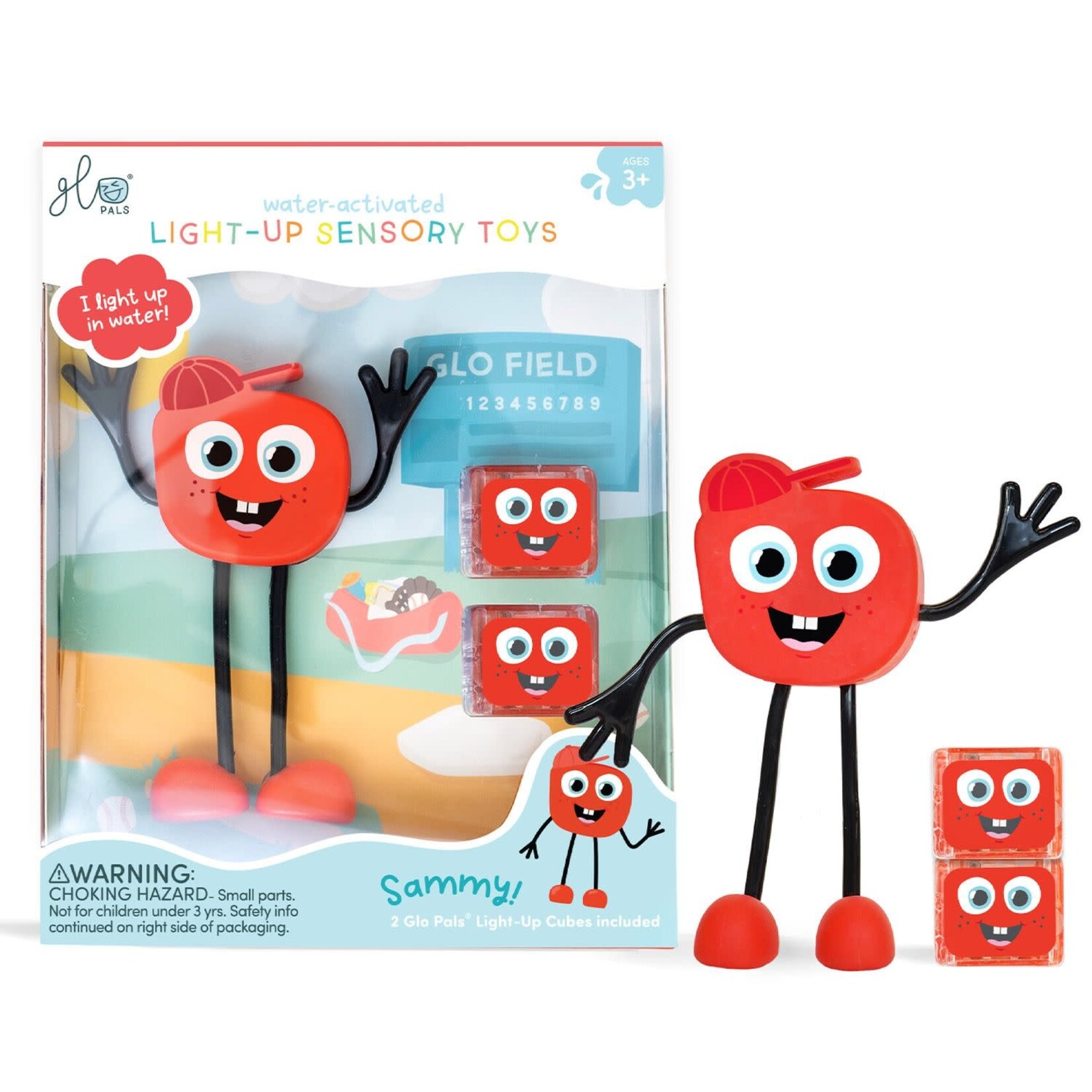 Glo pals Glo pals - personnage lumineux - Sammy - rouge
