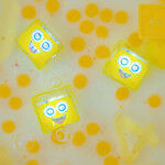 Glo pals Glo pals - cubes lumineux - 4 cubes - Alex - jaune