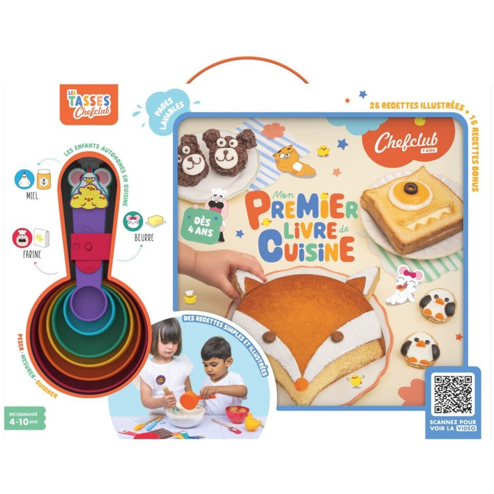Chef club Chef club – coffret - Mon premier livre de cuisine