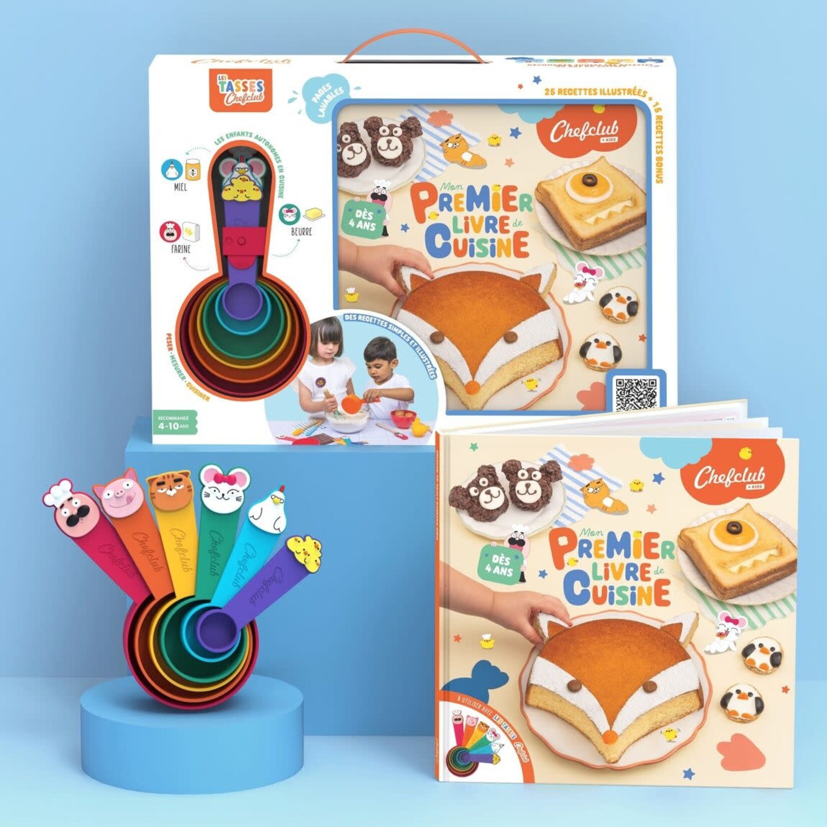 Chef club Chef club – coffret - Mon premier livre de cuisine