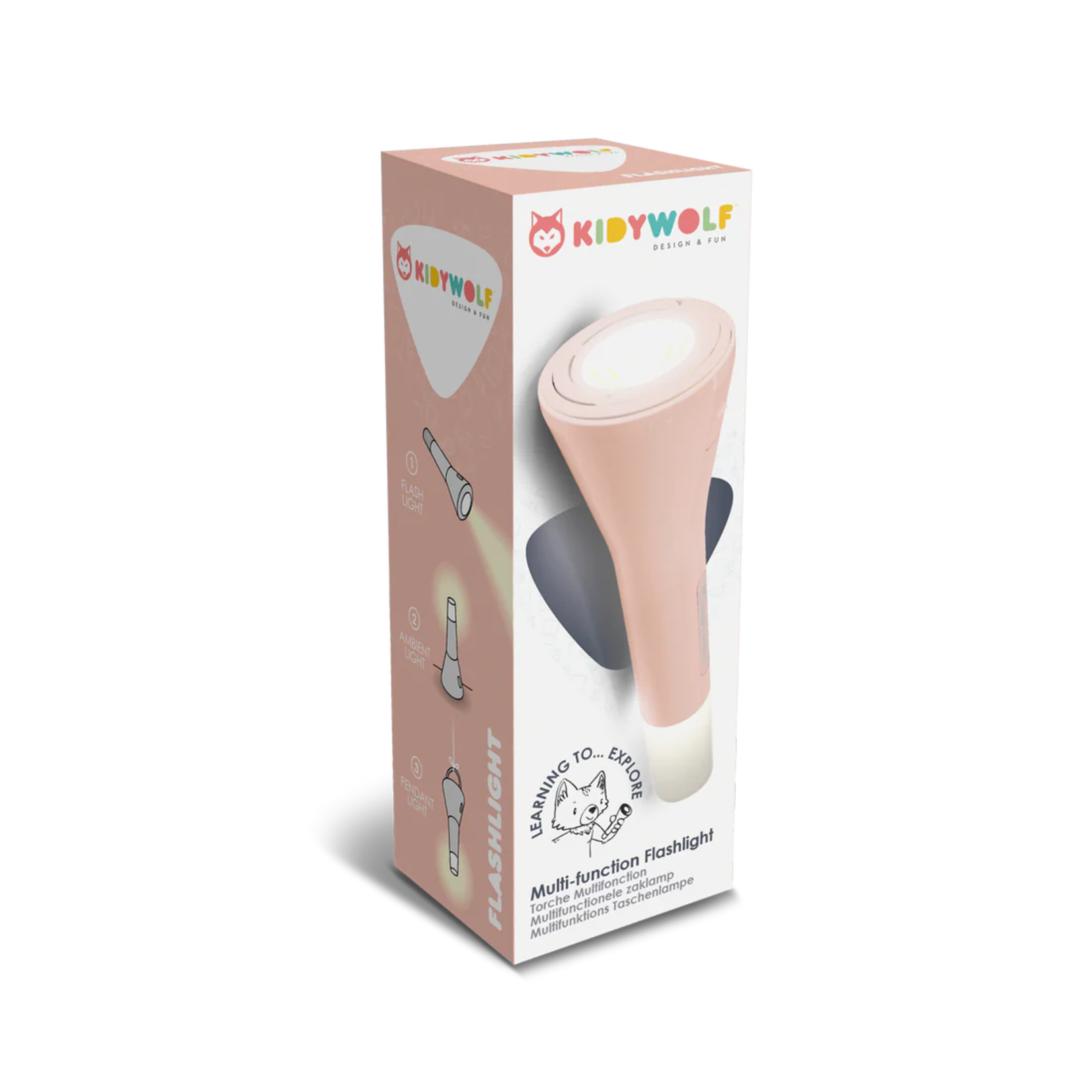 Kidywolf Kidywolf - flashlight - lampe de poche 3 en 1 - nude