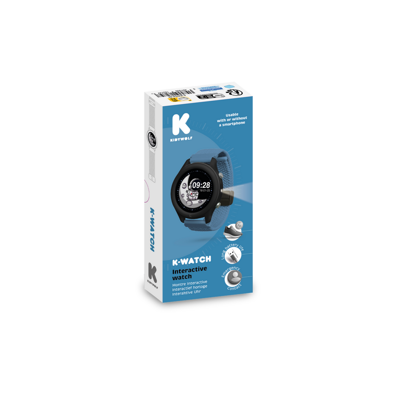 Kidywolf Kidywolf - K-watch - montre interactive - bleu