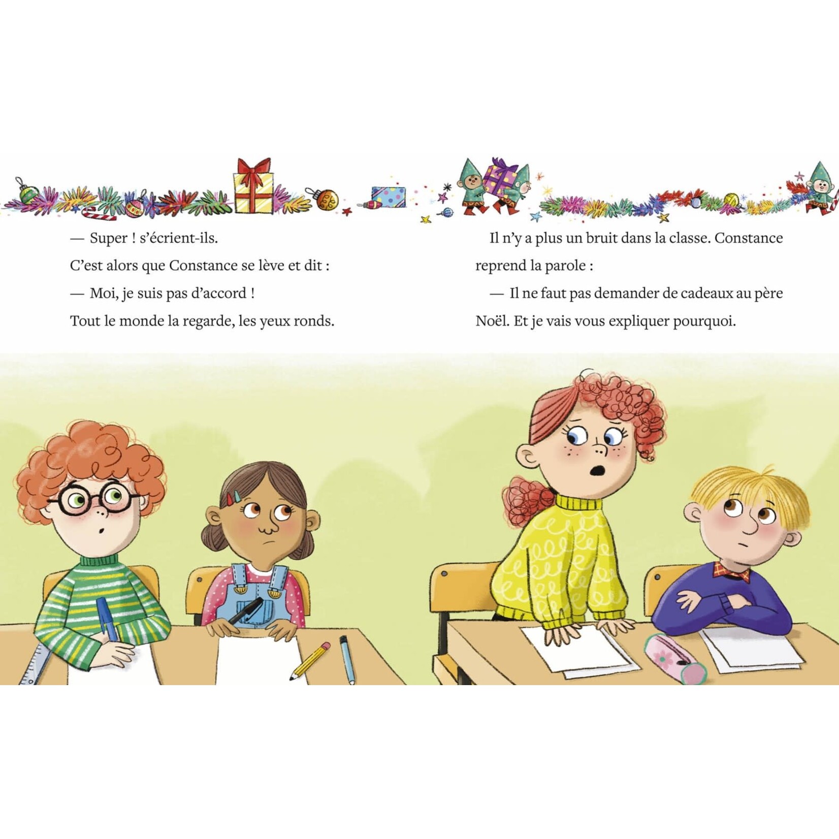 Auzou Roman de l’Avent – Le Père Noël à l'école